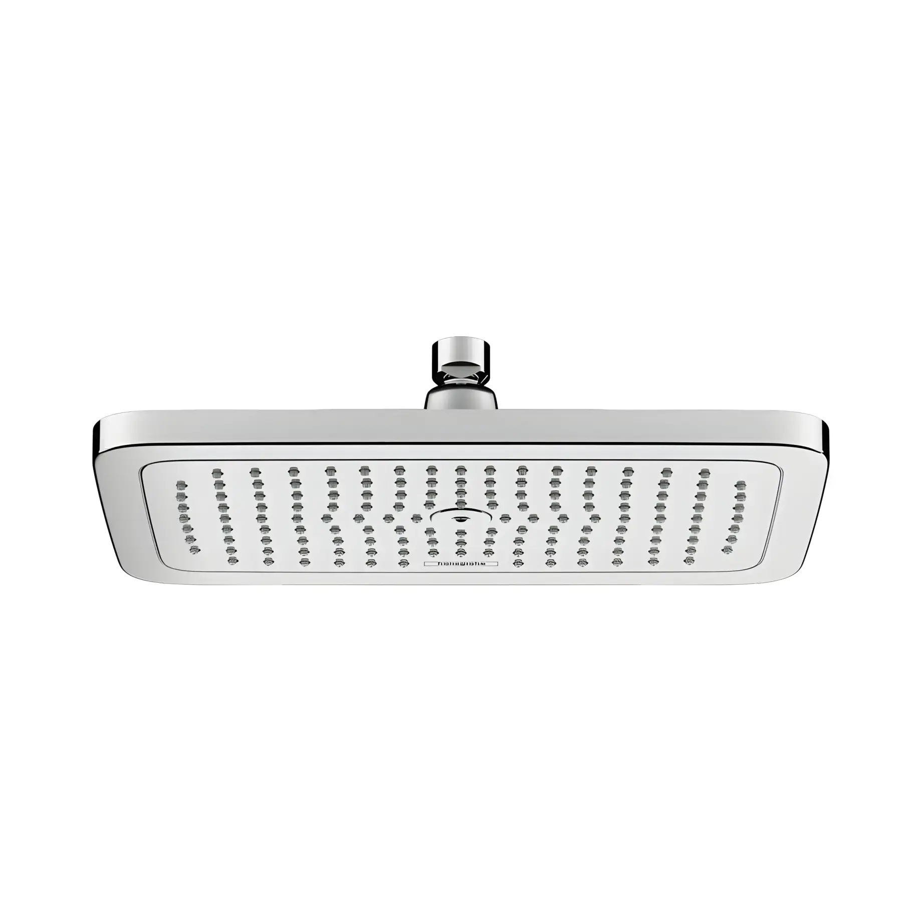 Верхній душ 1jet Croma E Hansgrohe 26258000 Chrome 28 х 17 см — вид на білому тлі