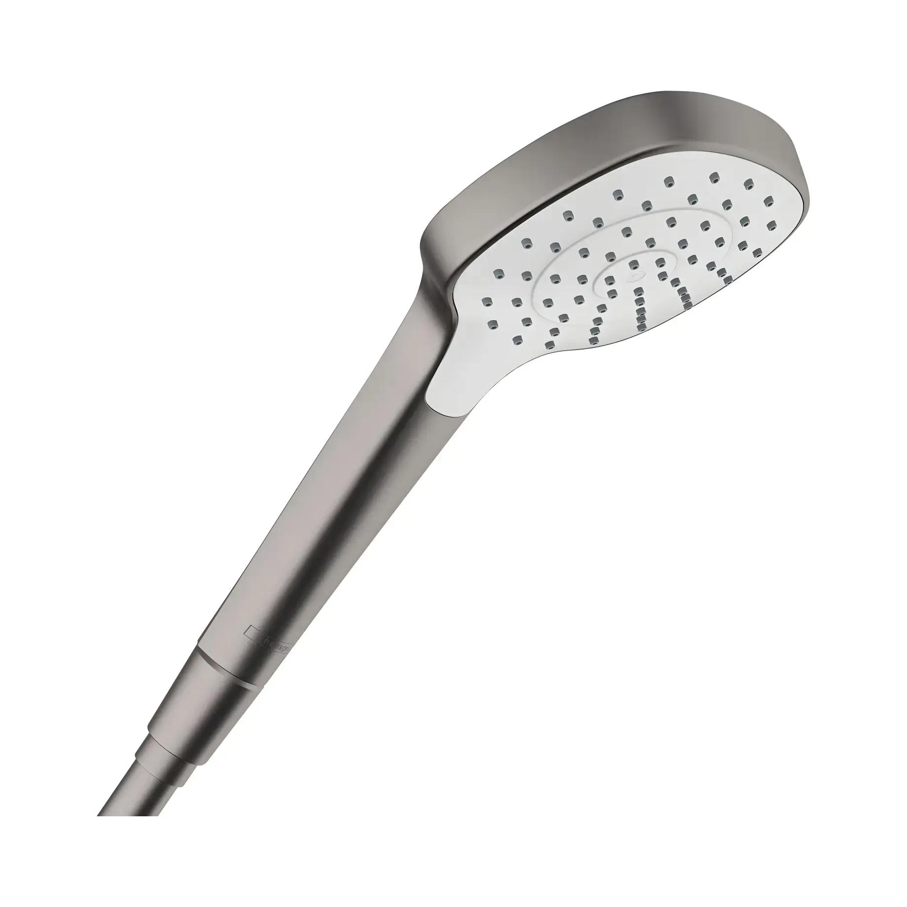 Ручний душ 3jet Croma E Hansgrohe 26815340 Brushed Black Chrome — вид на білому тлі