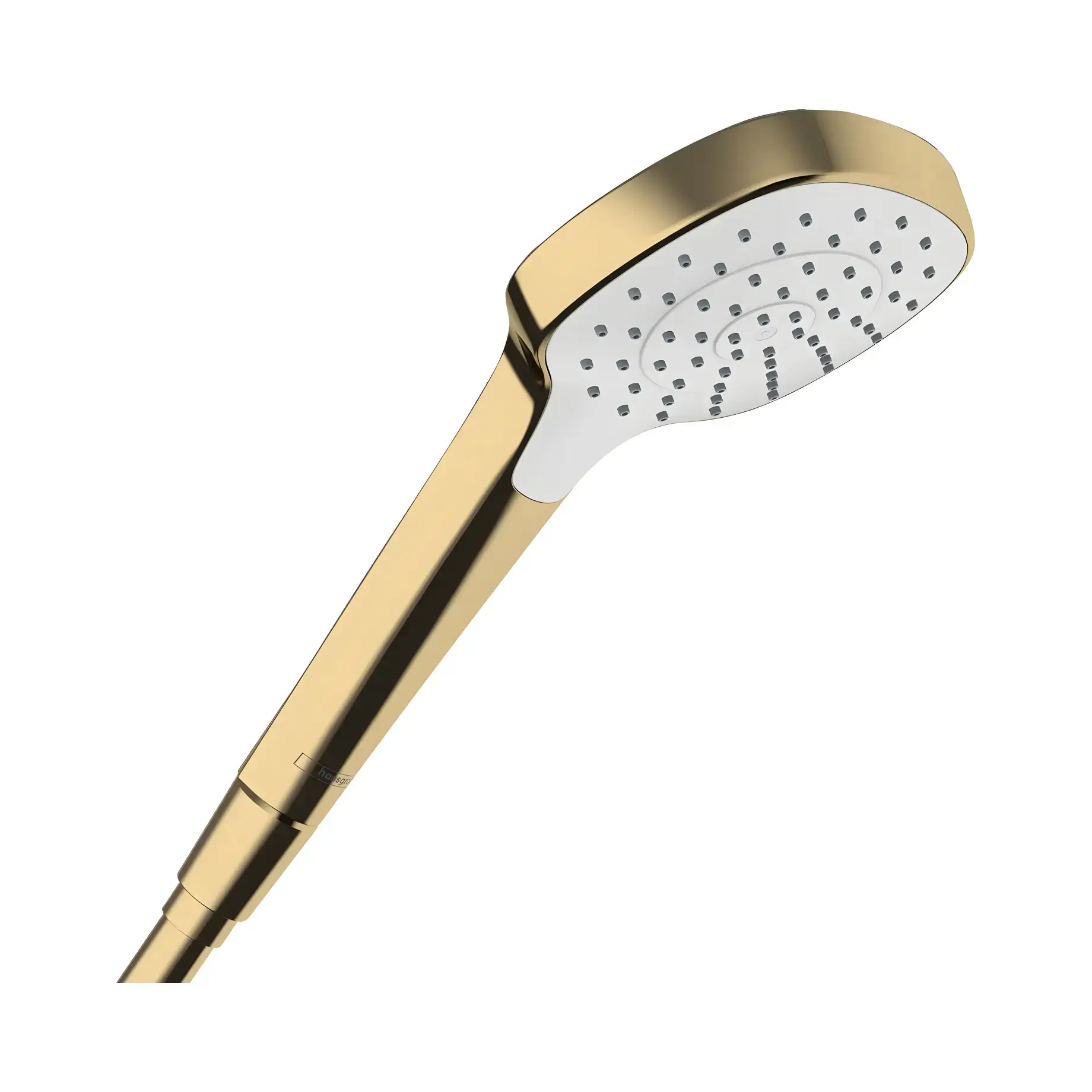 Ручний душ 3jet Croma E Hansgrohe 26815990 Polished Gold Optic — вид на білому тлі