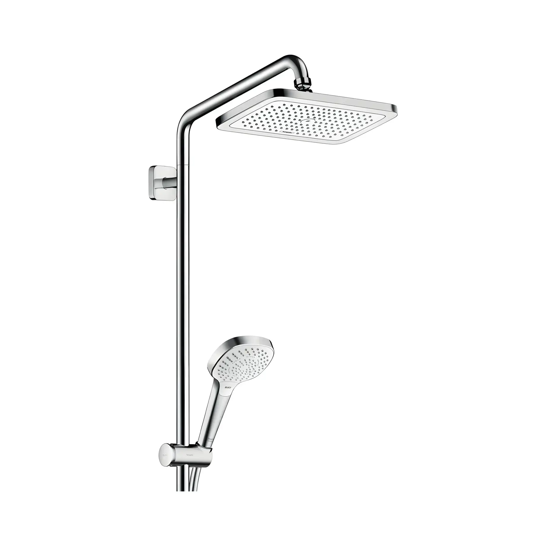 Душова система з термостатом Croma E Hansgrohe 27687000 — вид всередину