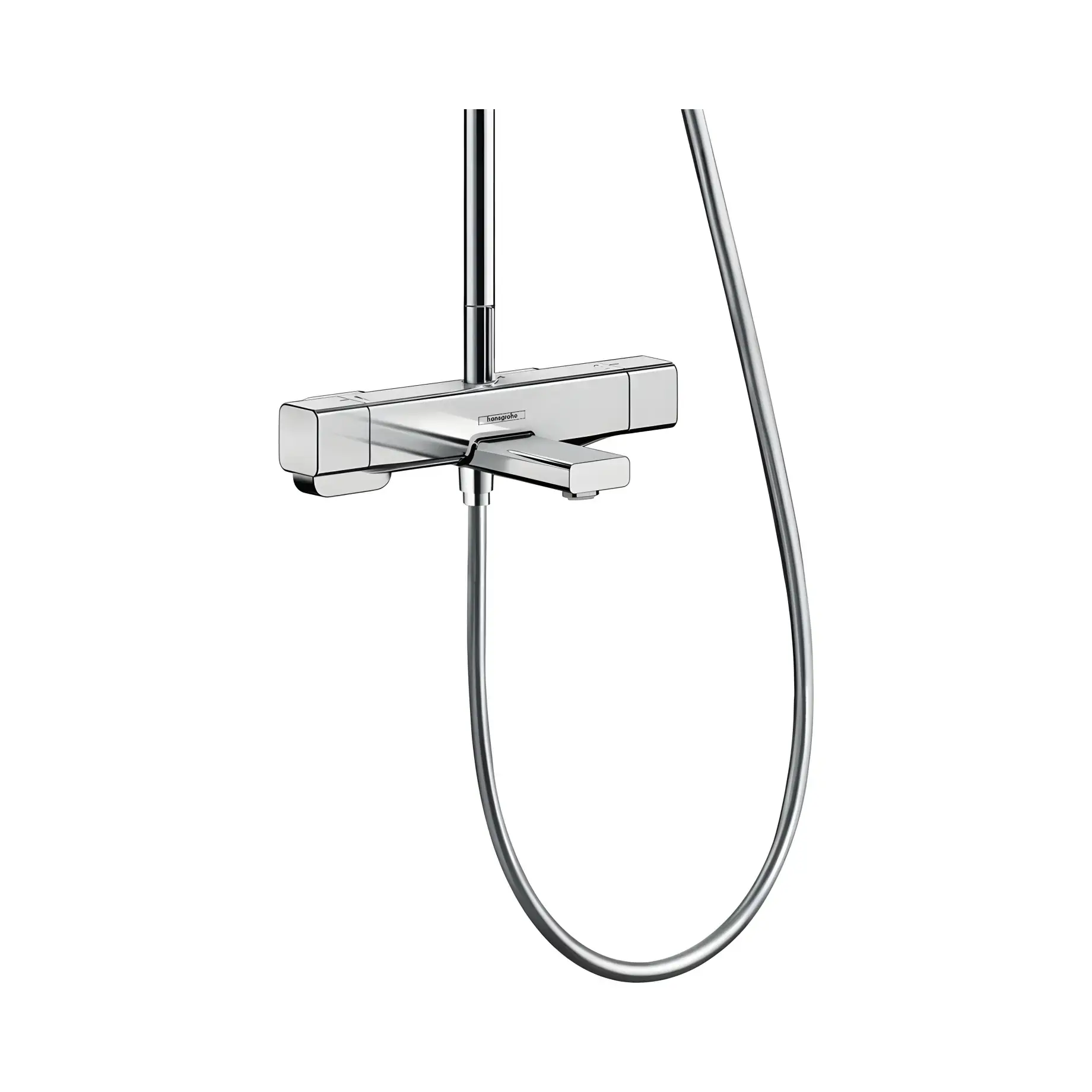 Душова система з термостатом Croma E Hansgrohe 27687000 — деталь крупним планом