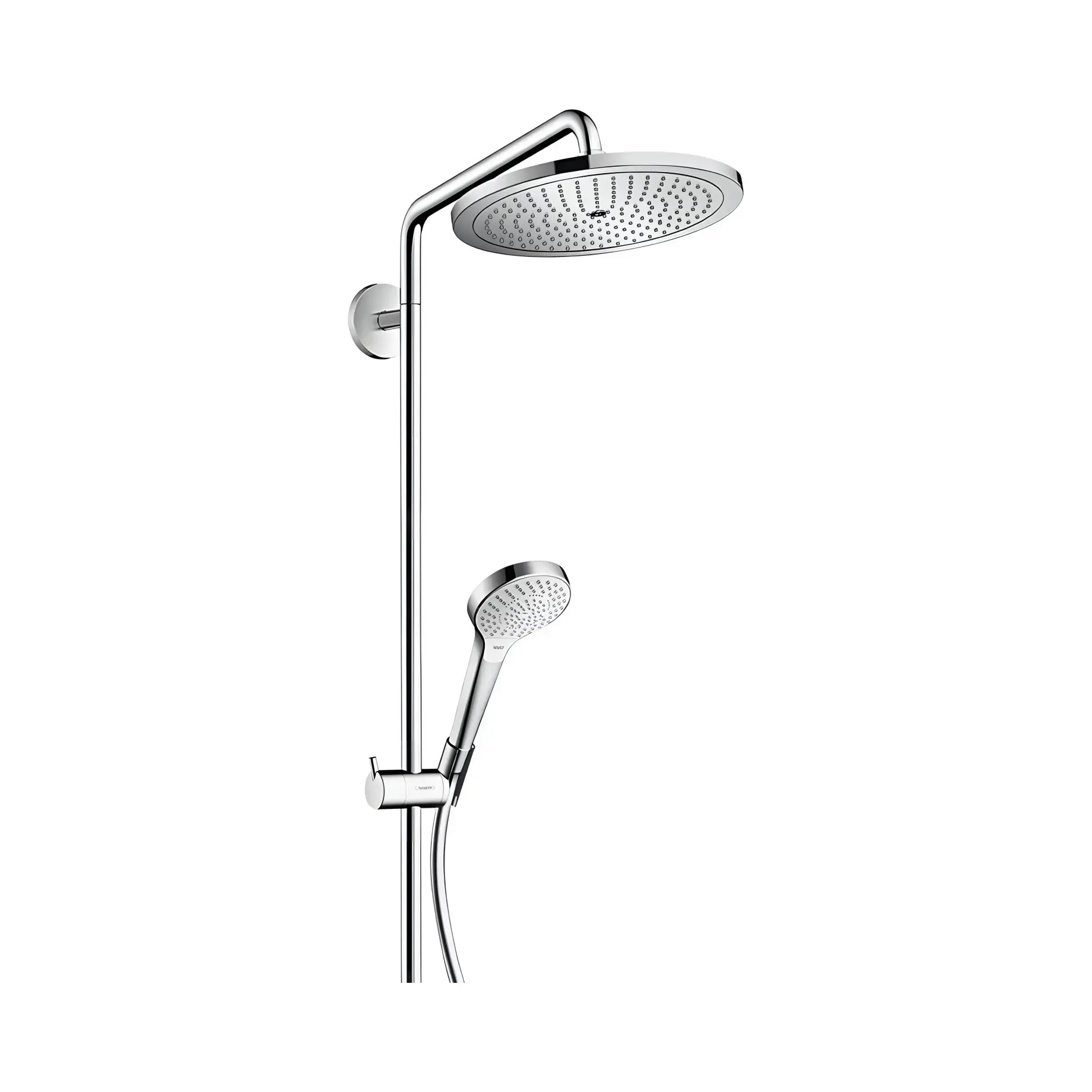 Душова система з термостатом Croma Select S Hansgrohe 26790000 — бічний ракурс