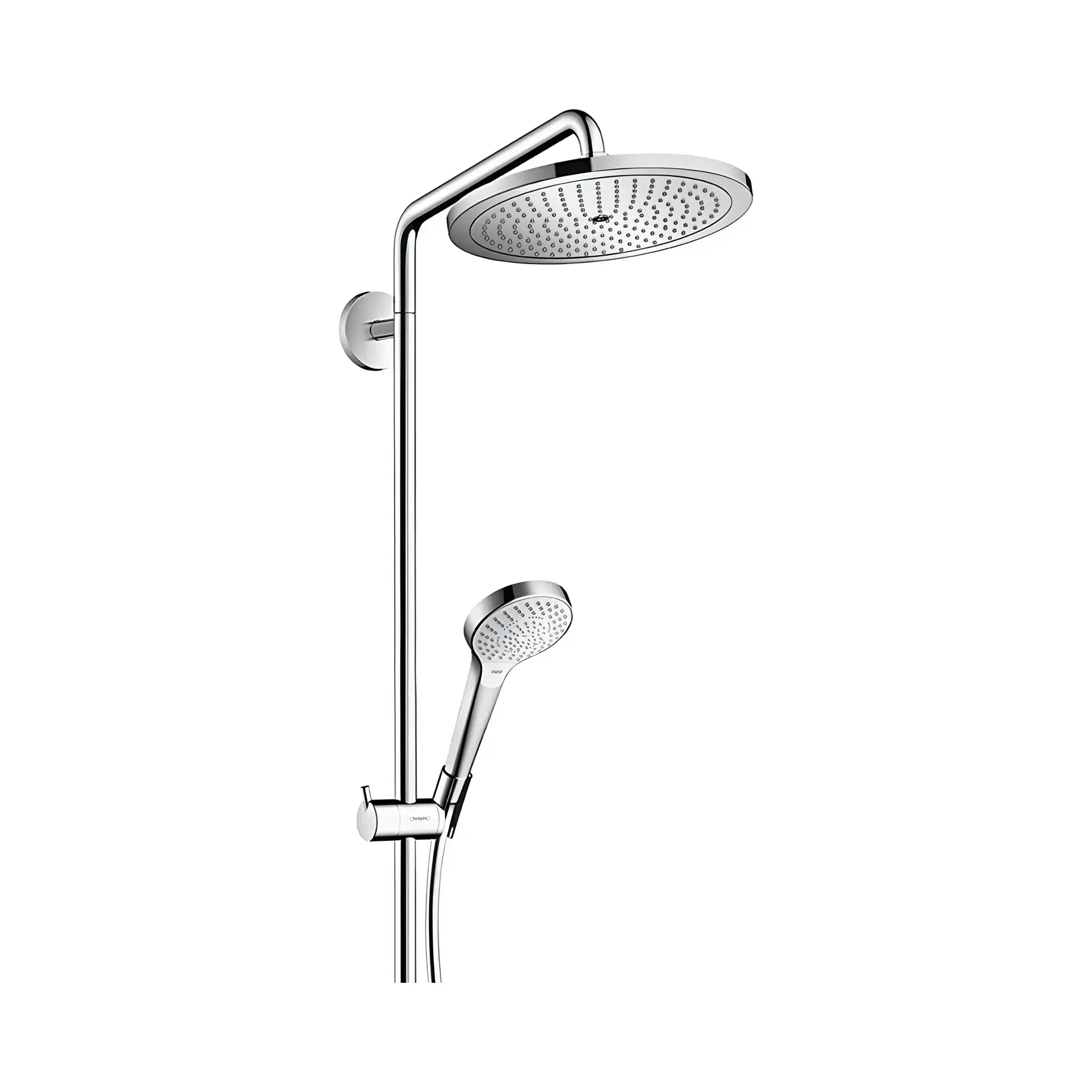 Душова система зі змішувачем Croma Select S Hansgrohe 26791000 — бічний ракурс