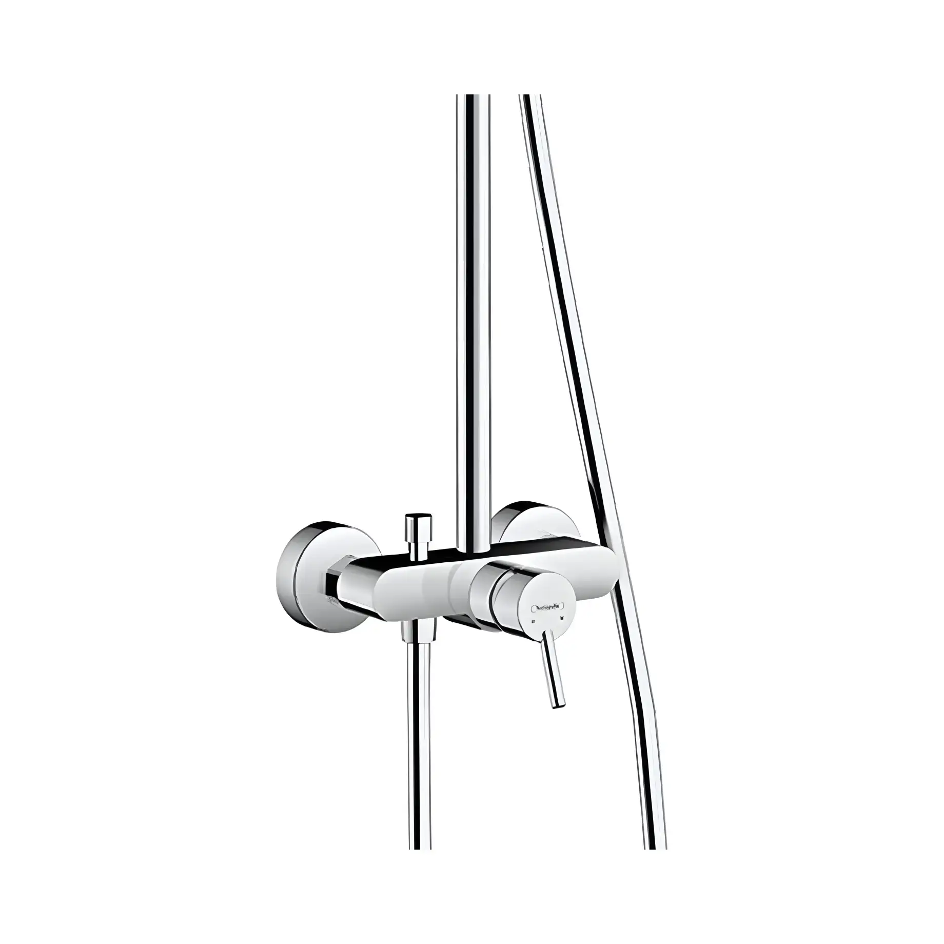 Душова система зі змішувачем Croma Select S Hansgrohe 26791000 — вид згори