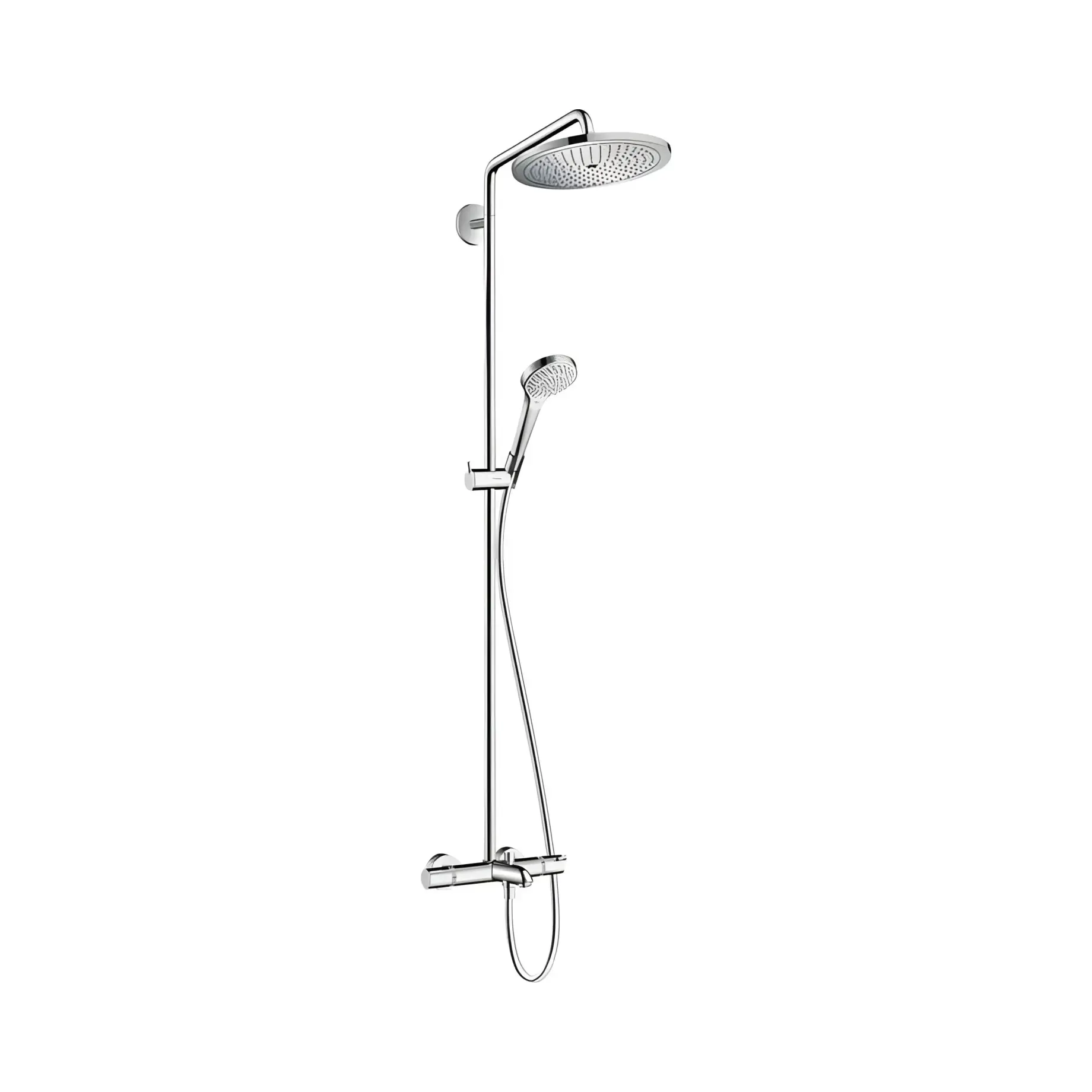 Душова система з термостатом Croma Select S Hansgrohe 26792000 — вид на білому тлі