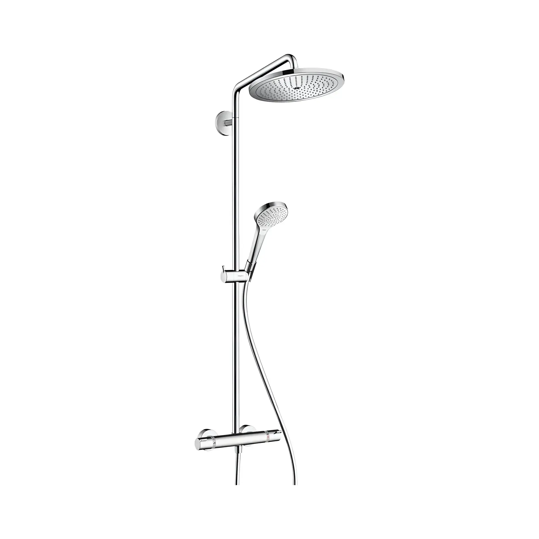 Душова система з термостатом Croma Select S Hansgrohe 26794000 — вид спереду