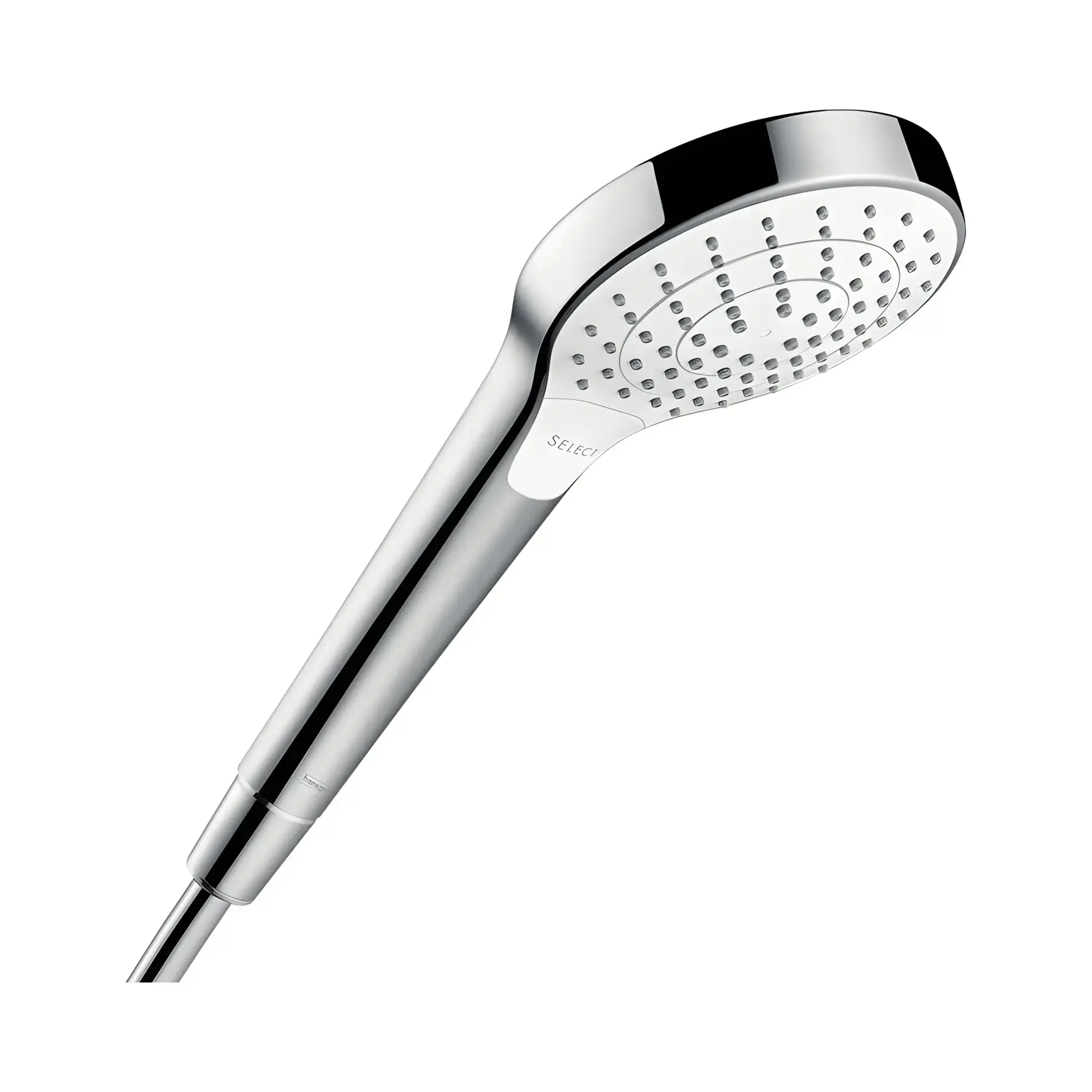Ручний душ 3jet Croma Select S Hansgrohe 26802400 White / Chrome — вид на білому тлі