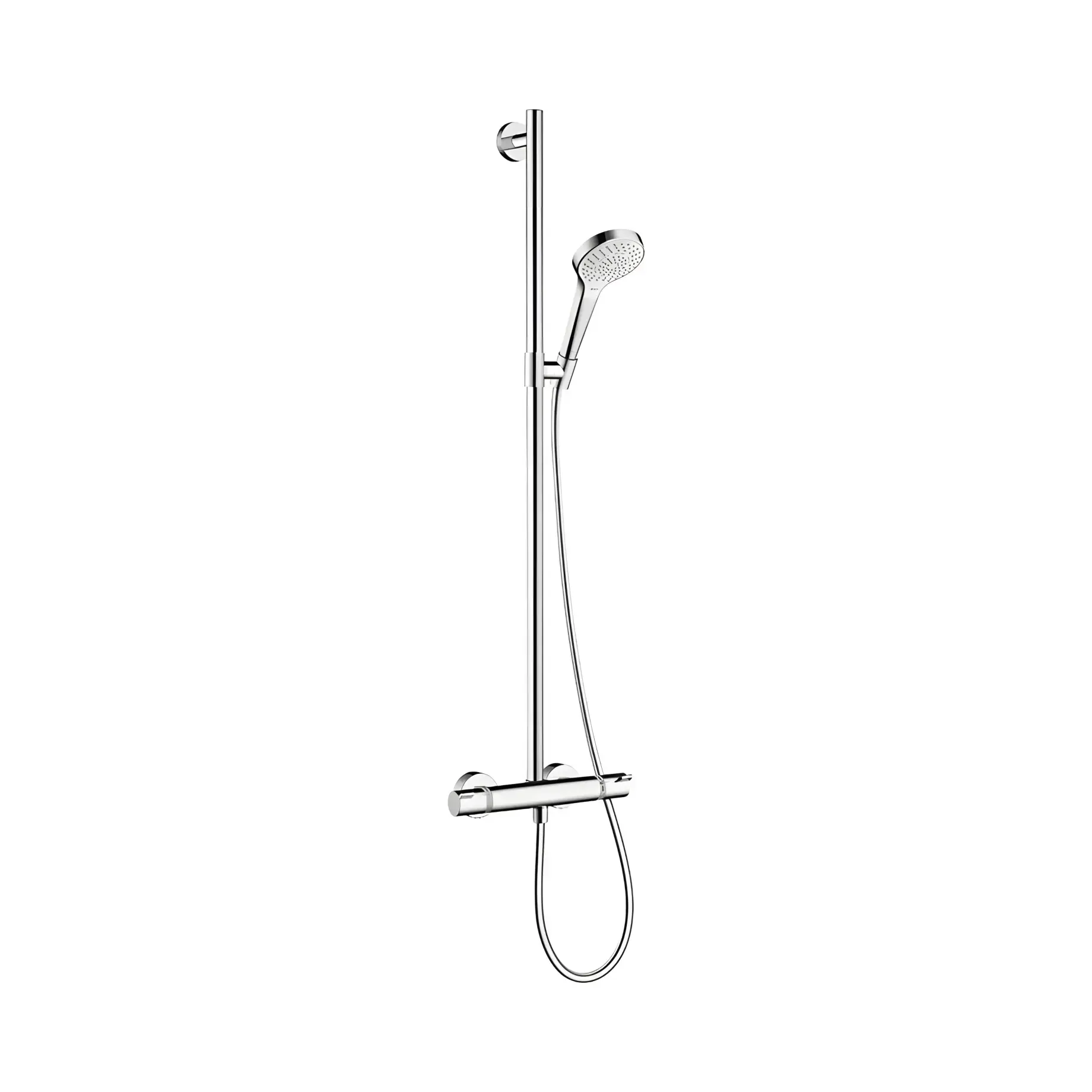 Душова панель з термостатом Croma Select S Hansgrohe 27247400 — вид на білому тлі