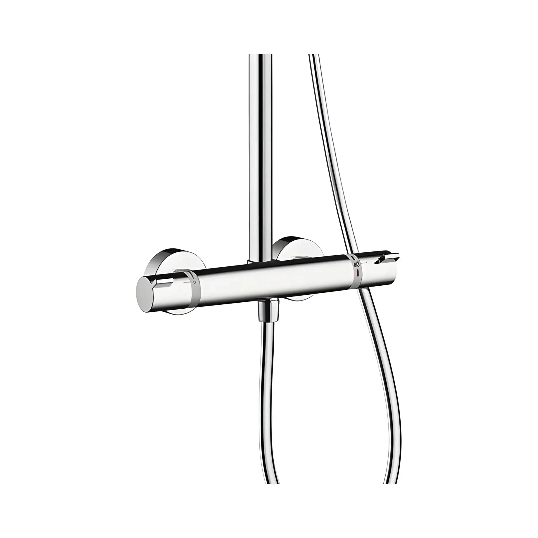 Душова панель з термостатом Croma Select S Hansgrohe 27247400 — вид згори
