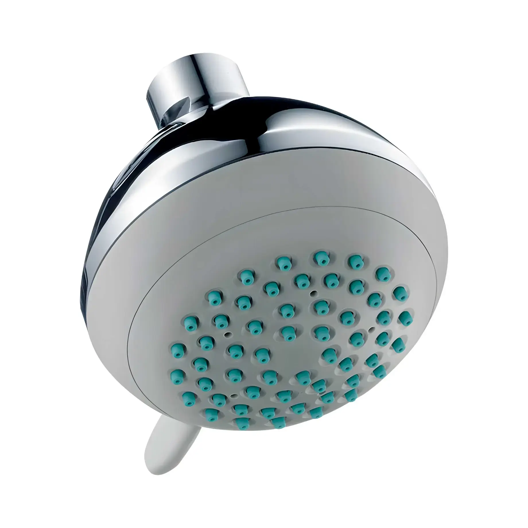 Верхній душ 2jet Crometta Hansgrohe 28424000 Chrome 8.5 х 8.5 см — вид на білому тлі