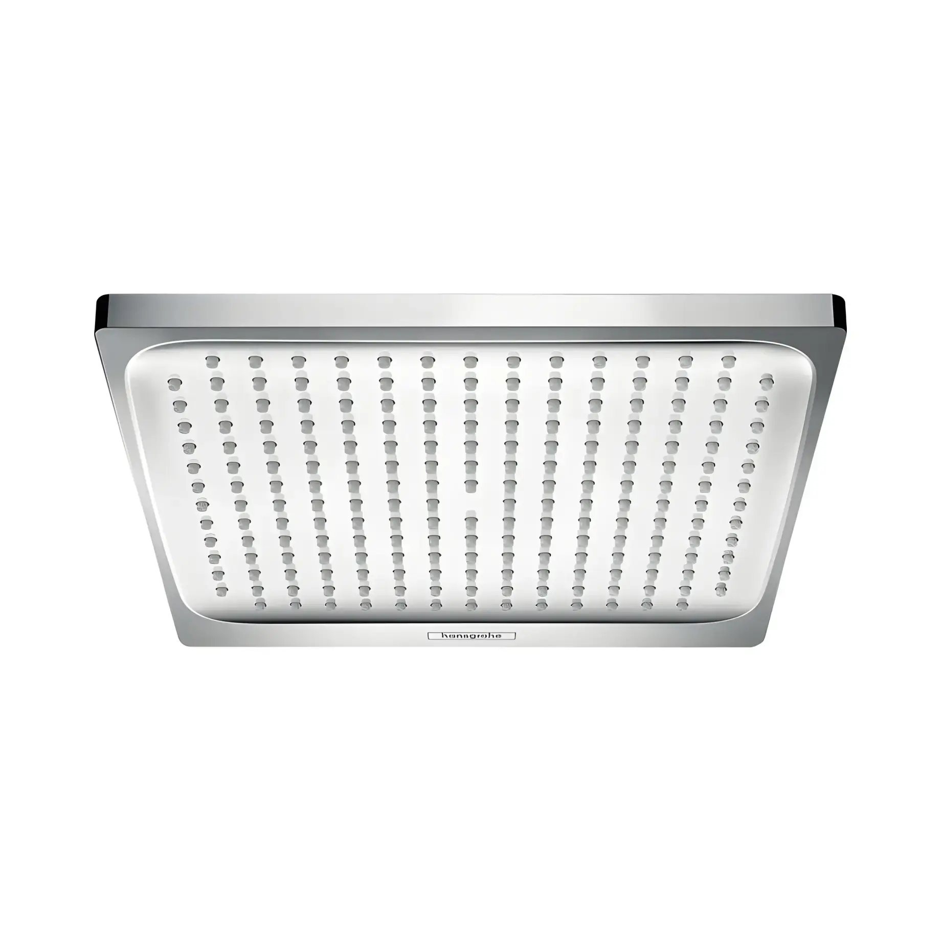 Верхній душ 1jet Crometta E Hansgrohe 26722000 Chrome 24 х 24 см — вид на білому тлі