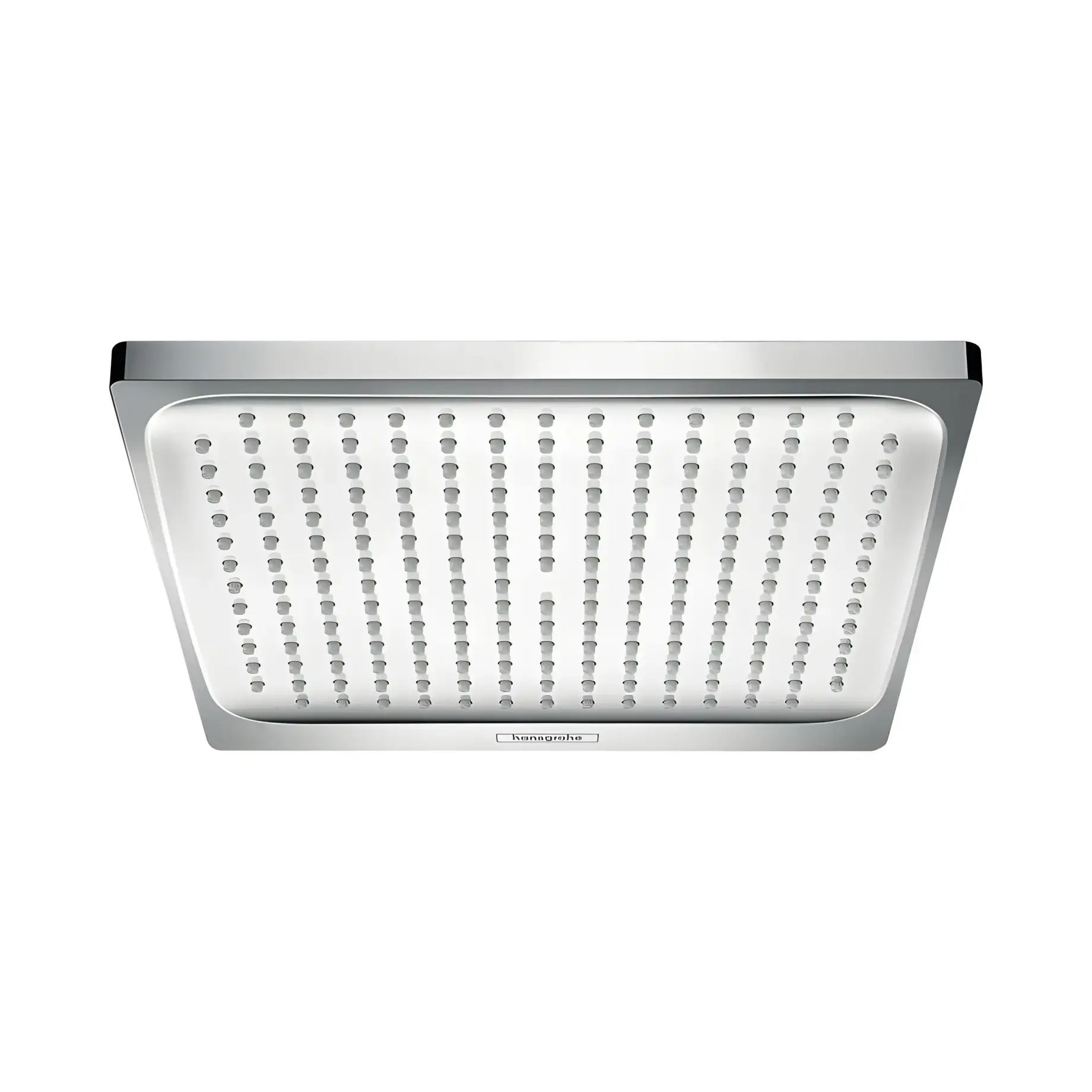 Верхній душ 1jet Crometta E Hansgrohe 26726000 Chrome 24 х 24 см — вид на білому тлі