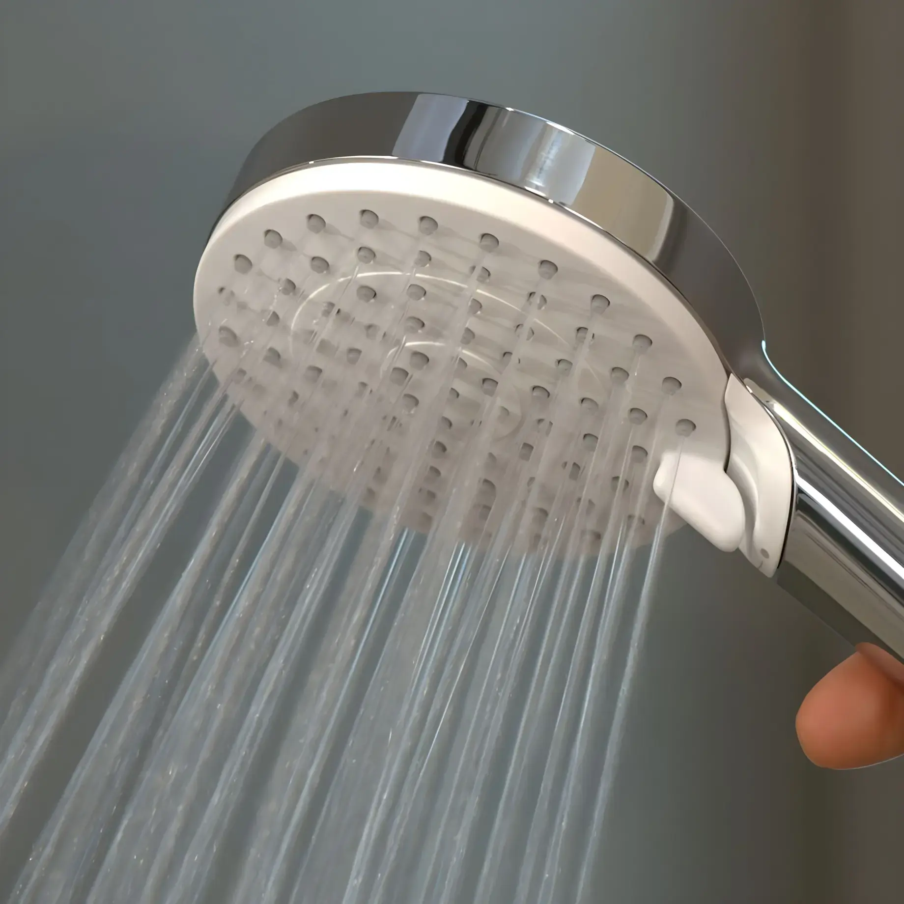 Душова система з термостатом Crometta E Hansgrohe 27281000 — ракурс 3/4