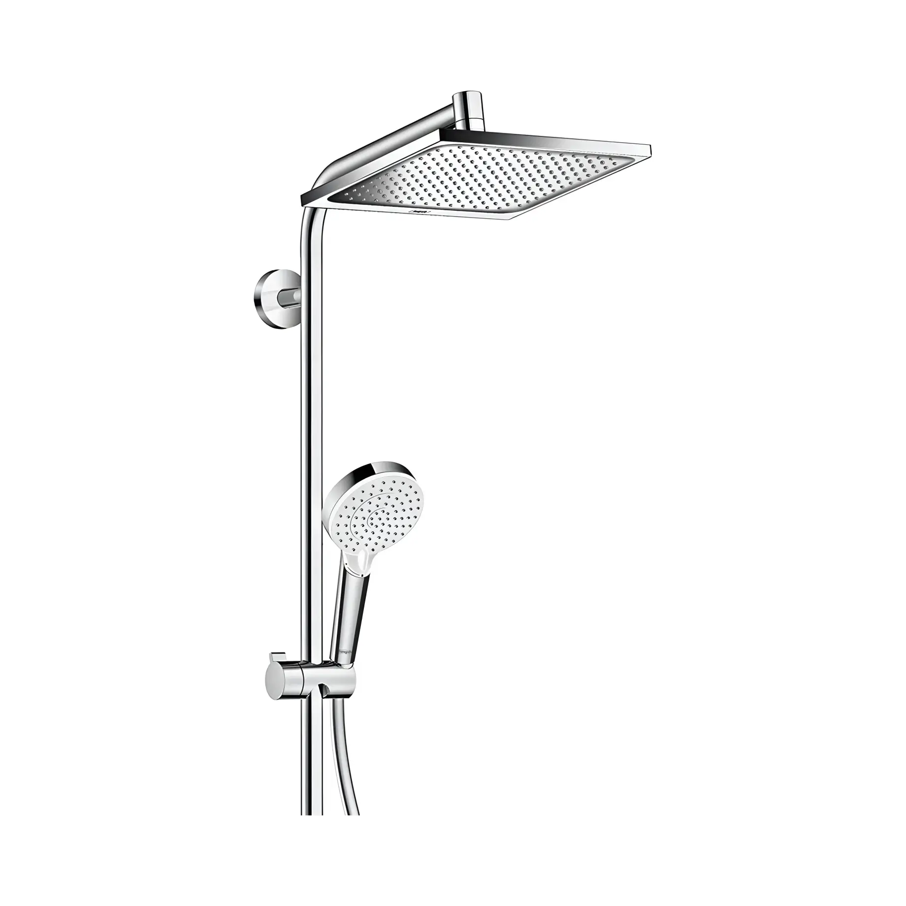 Душова система з термостатом Crometta E Hansgrohe 27281000 — вид всередину
