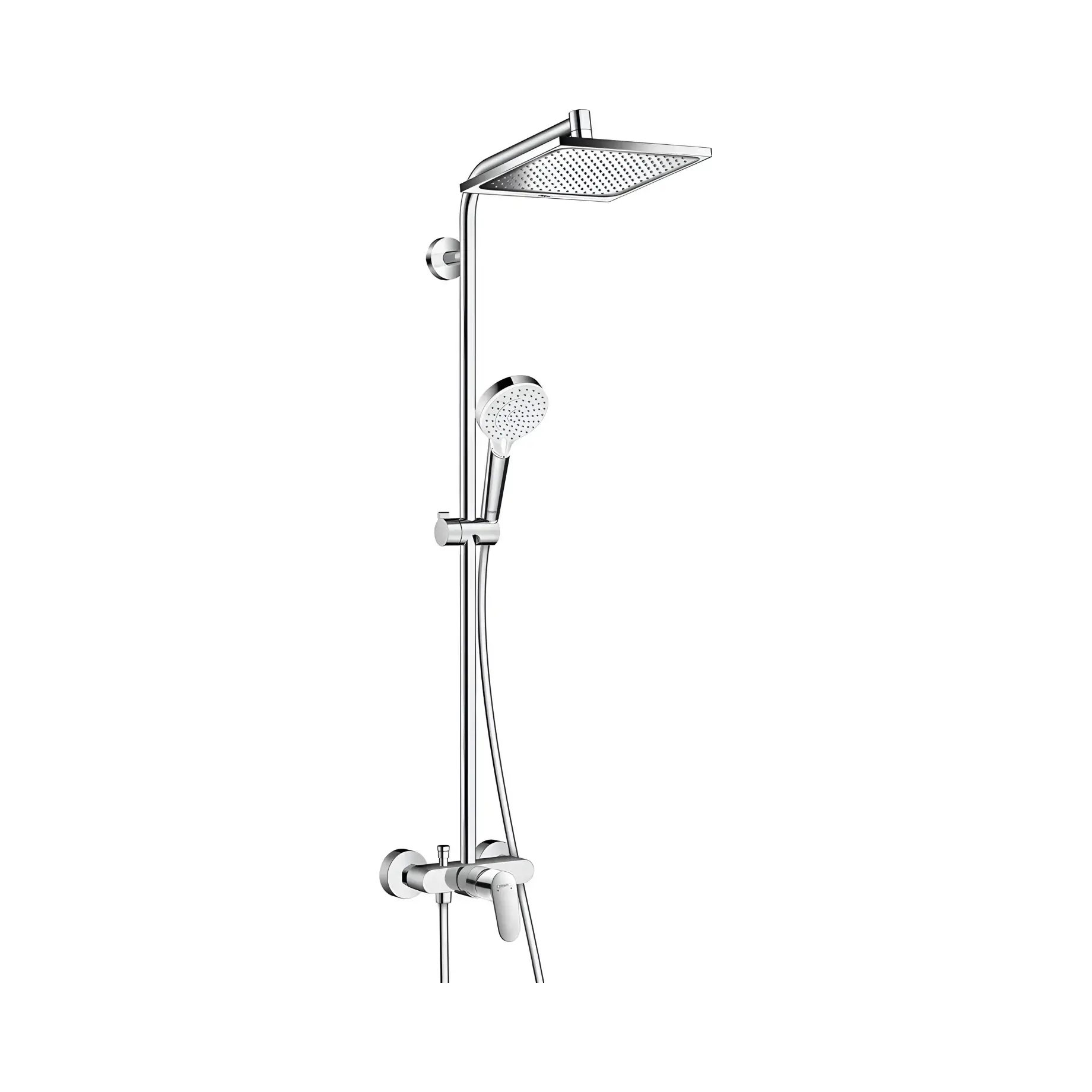 Душова система зі змішувачем Crometta E Hansgrohe 27284000 — вид спереду