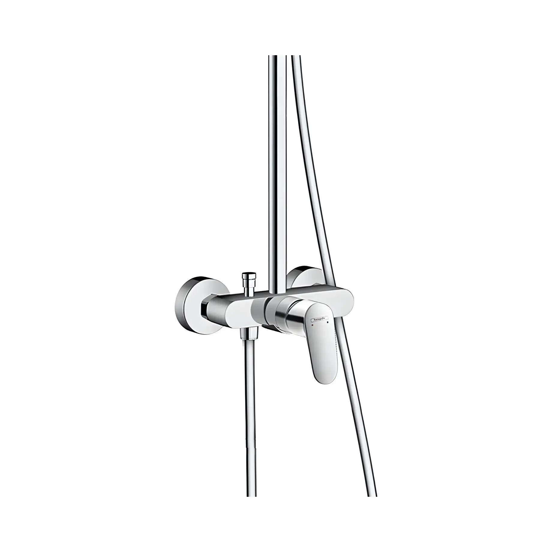 Душова система зі змішувачем Crometta E Hansgrohe 27284000 — вид згори