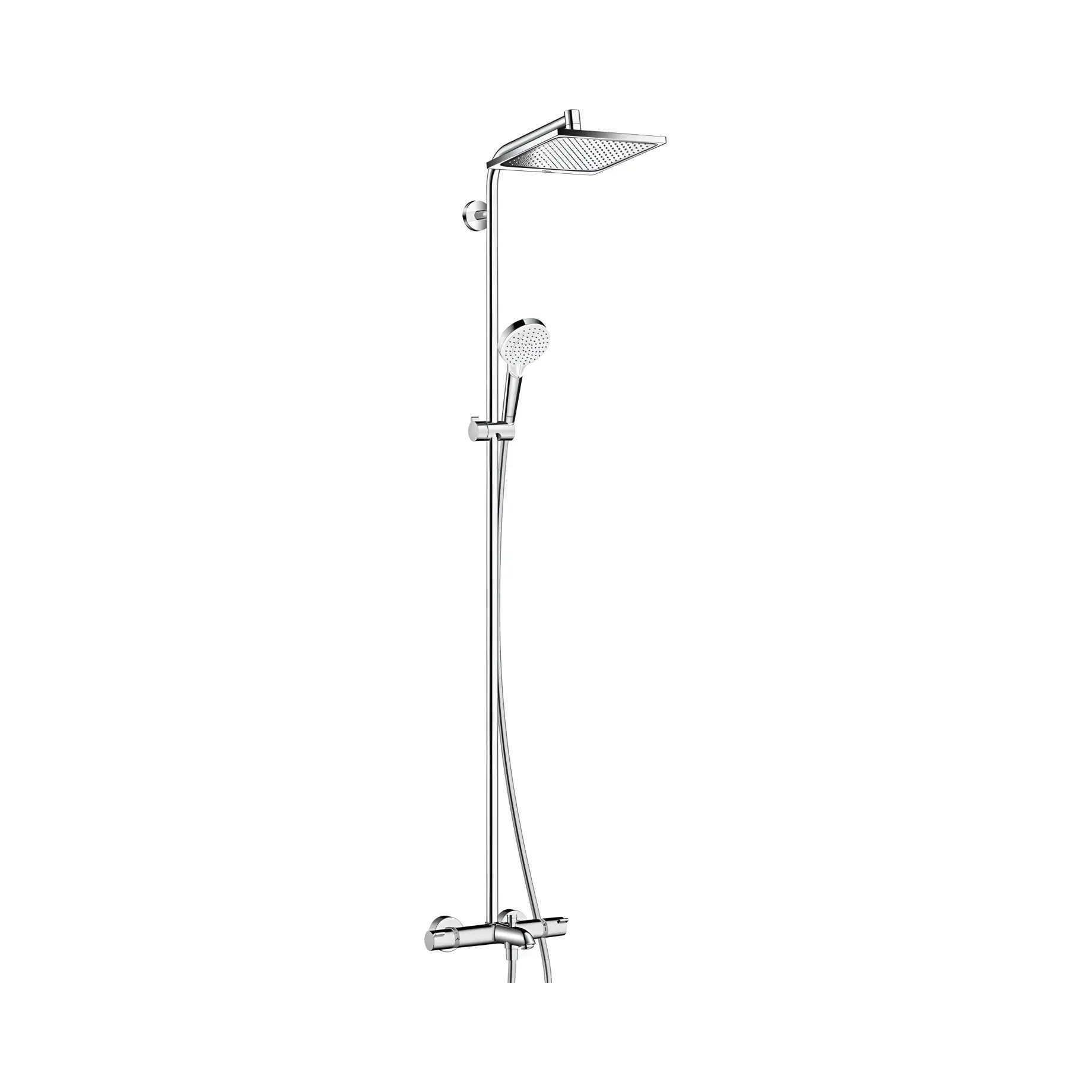Душова система з термостатом Crometta E Hansgrohe 27298000 — вид спереду