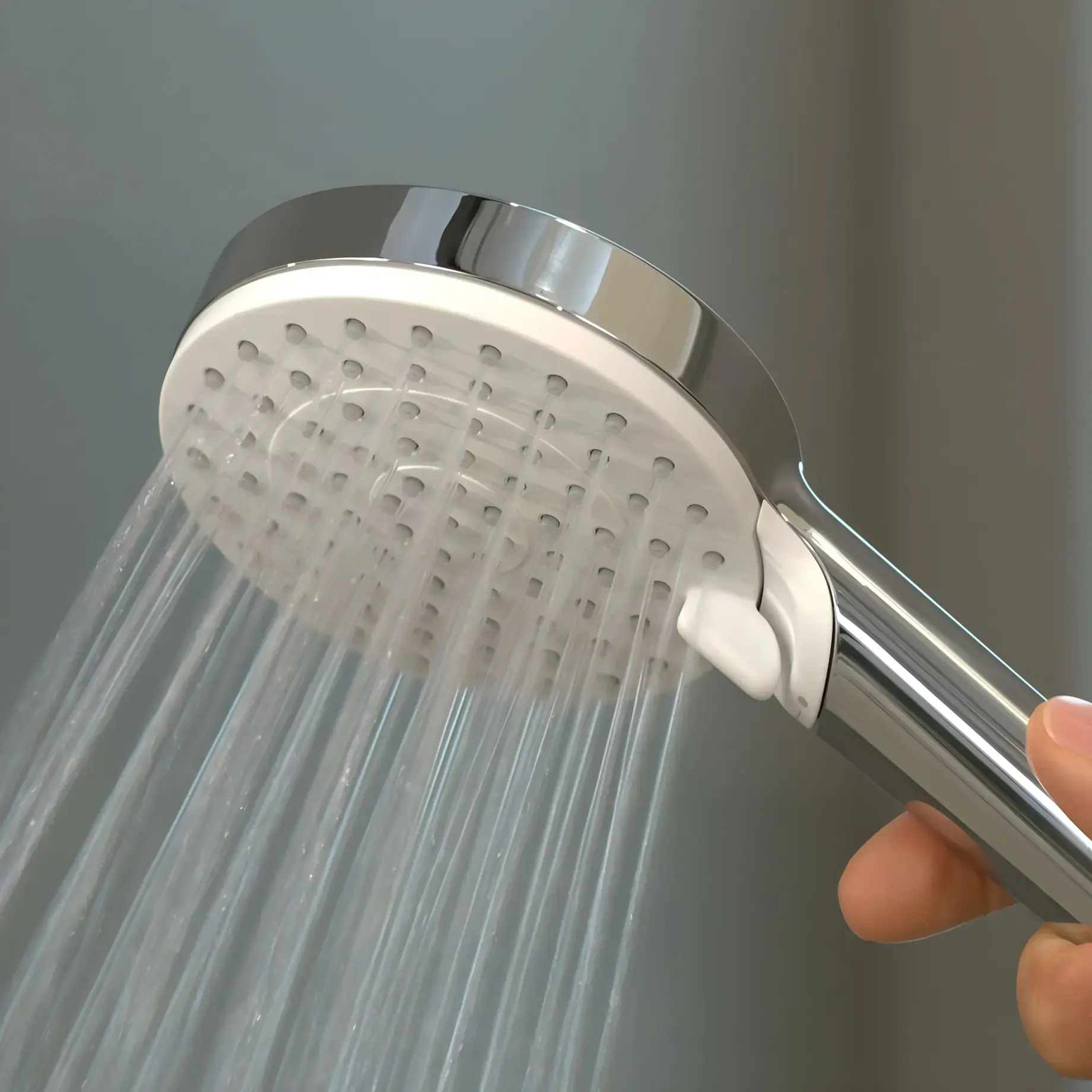 Душова система з термостатом Crometta S Hansgrohe 27267000 — деталь крупним планом