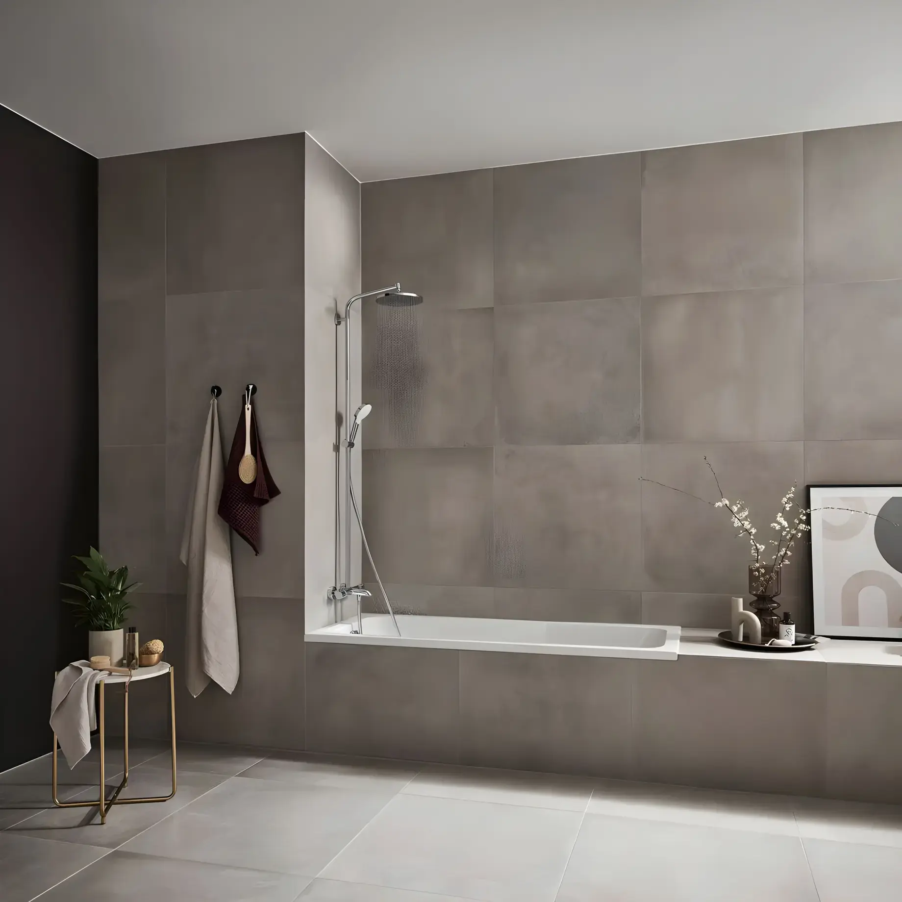Душова система зі змішувачем Crometta S Hansgrohe 27269000 — вид спереду