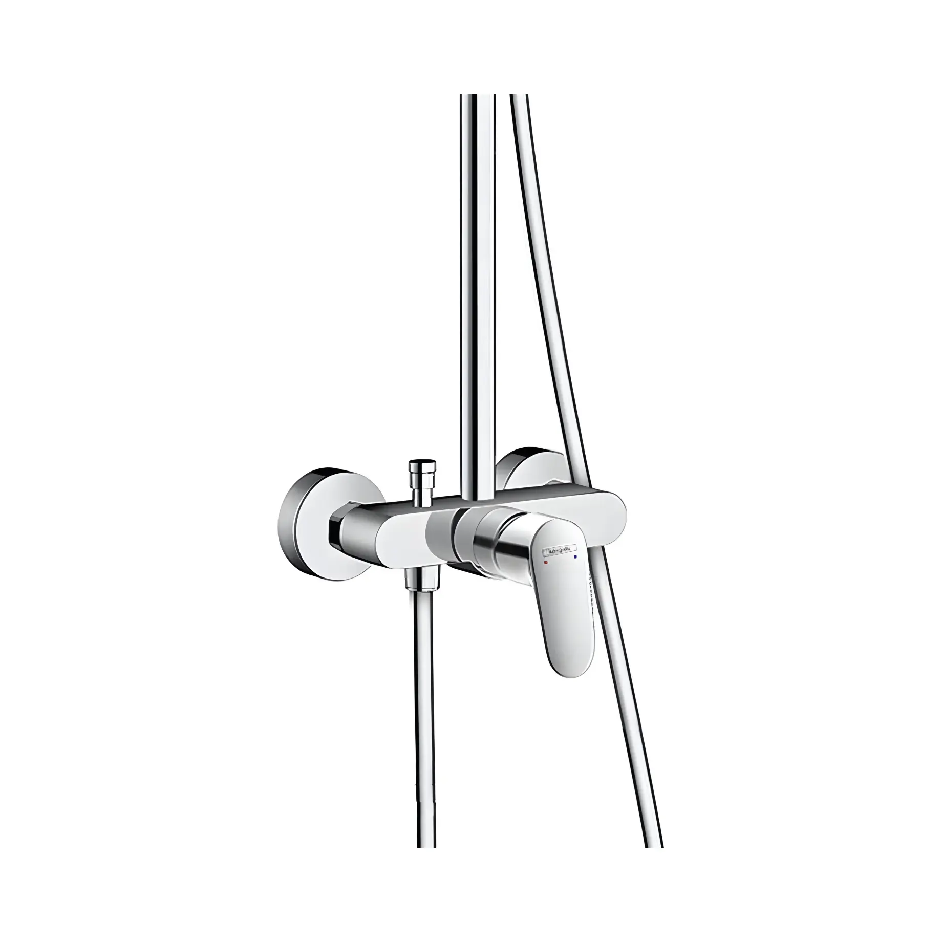 Душова система зі змішувачем Crometta S Hansgrohe 27269000 — вид всередину