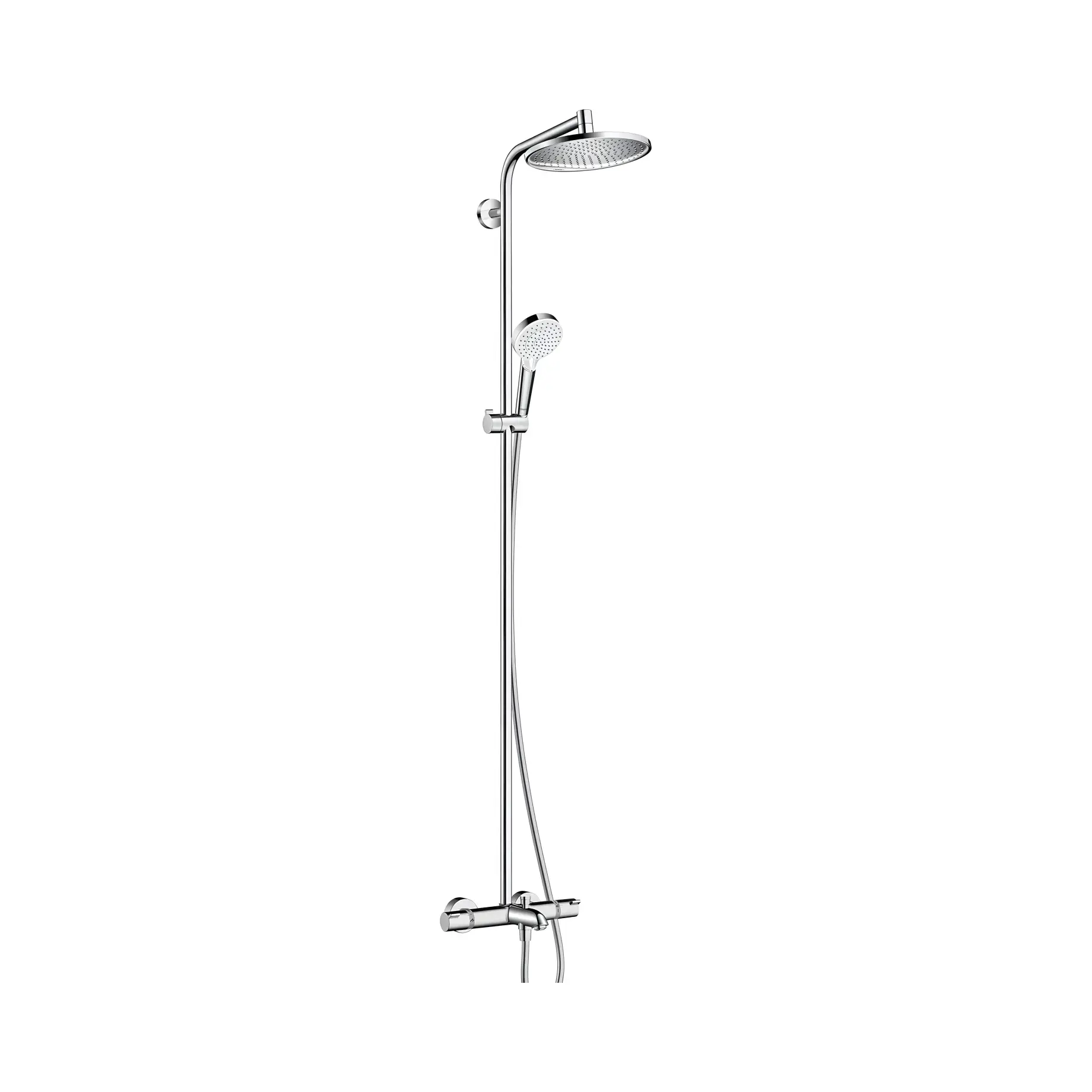 Душевая система с термостатом Crometta S Hansgrohe 27320000 — вид спереди