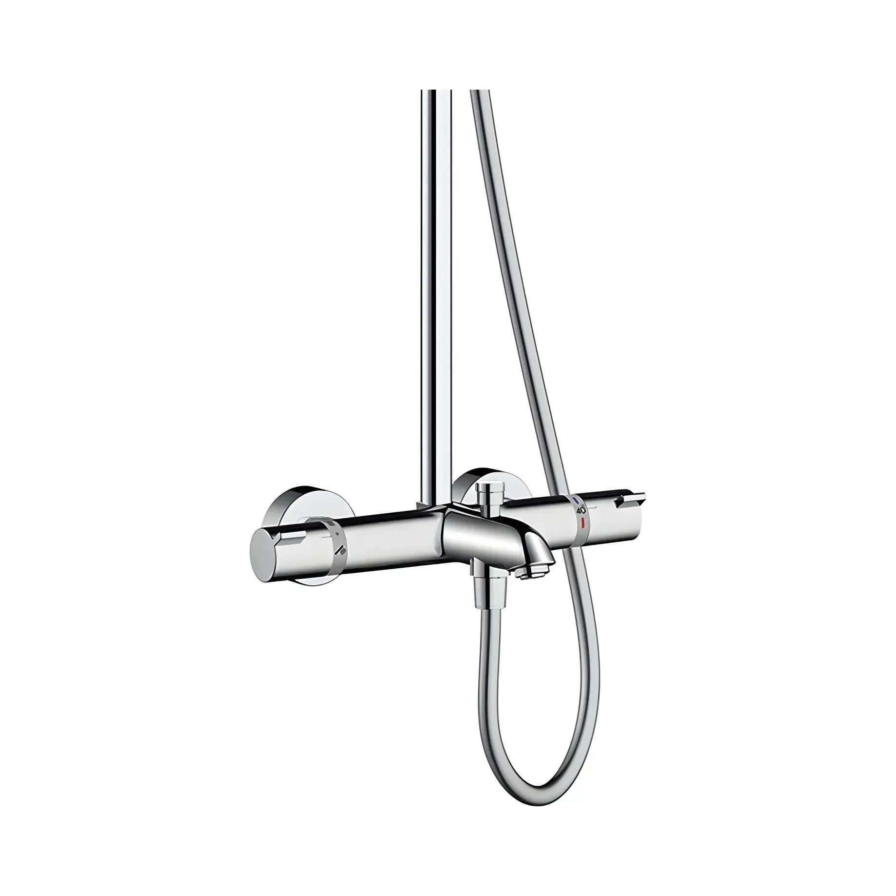 Душевая система с термостатом Crometta S Hansgrohe 27320000 — вид сверху