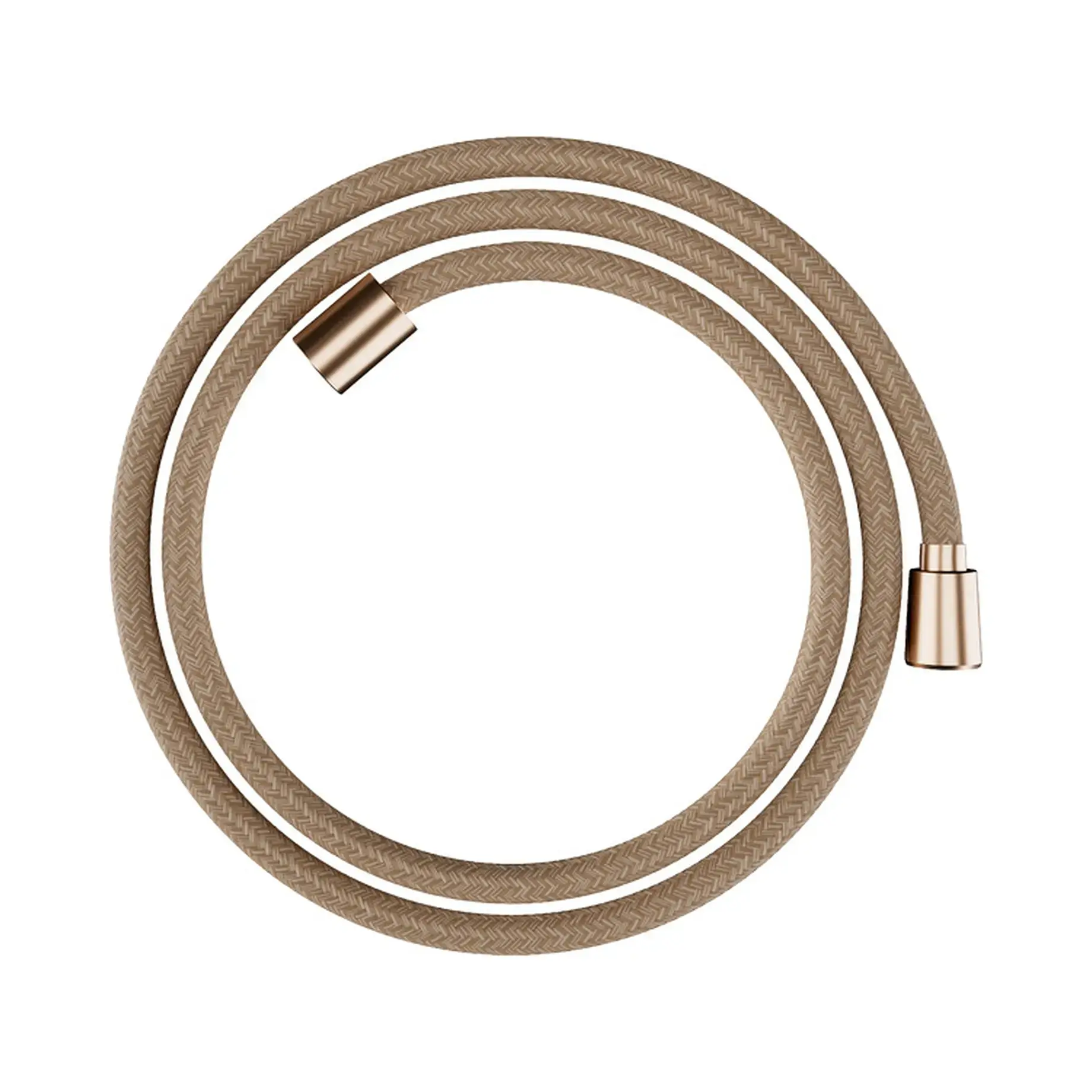 Шланг для душу 1,6 м Designflex Hansgrohe 28260140 Brushed Bronze — вид на білому тлі