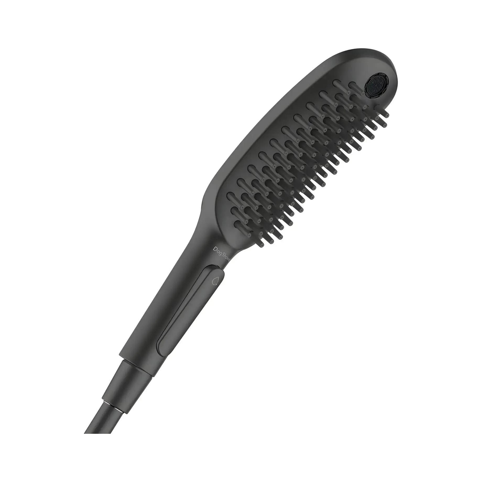 Ручний душ 3jet DogShower Hansgrohe 26640670 Matt Black — вид на білому тлі