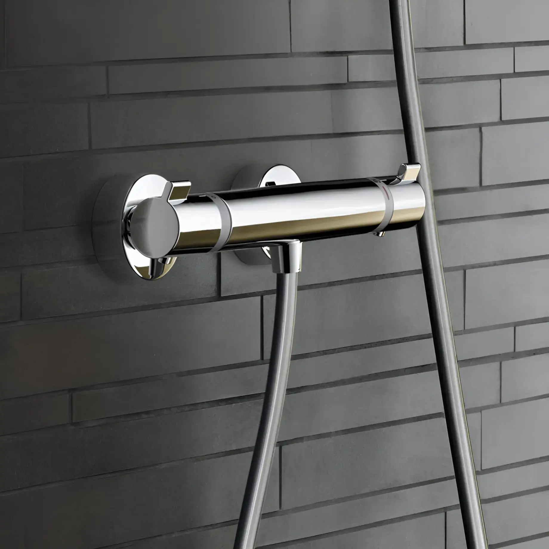 Термостат для душу Ecostat Comfort Виробник 13116000 Chrome — вид спереду