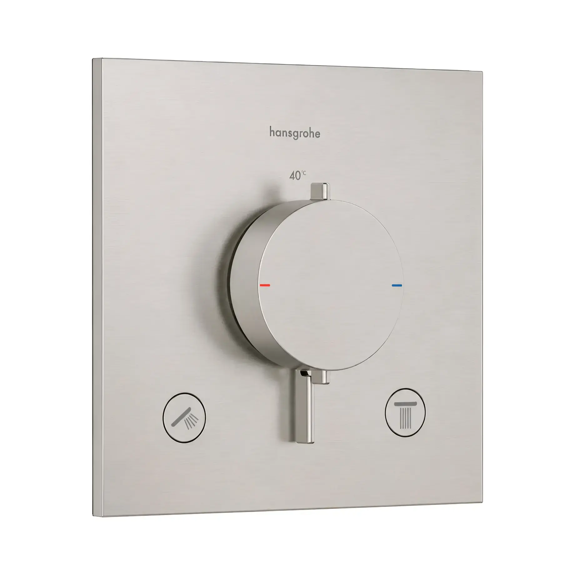 Термостат для ванни та душу Ecostat Comfort E Hansgrohe 33711800 — вид на білому тлі