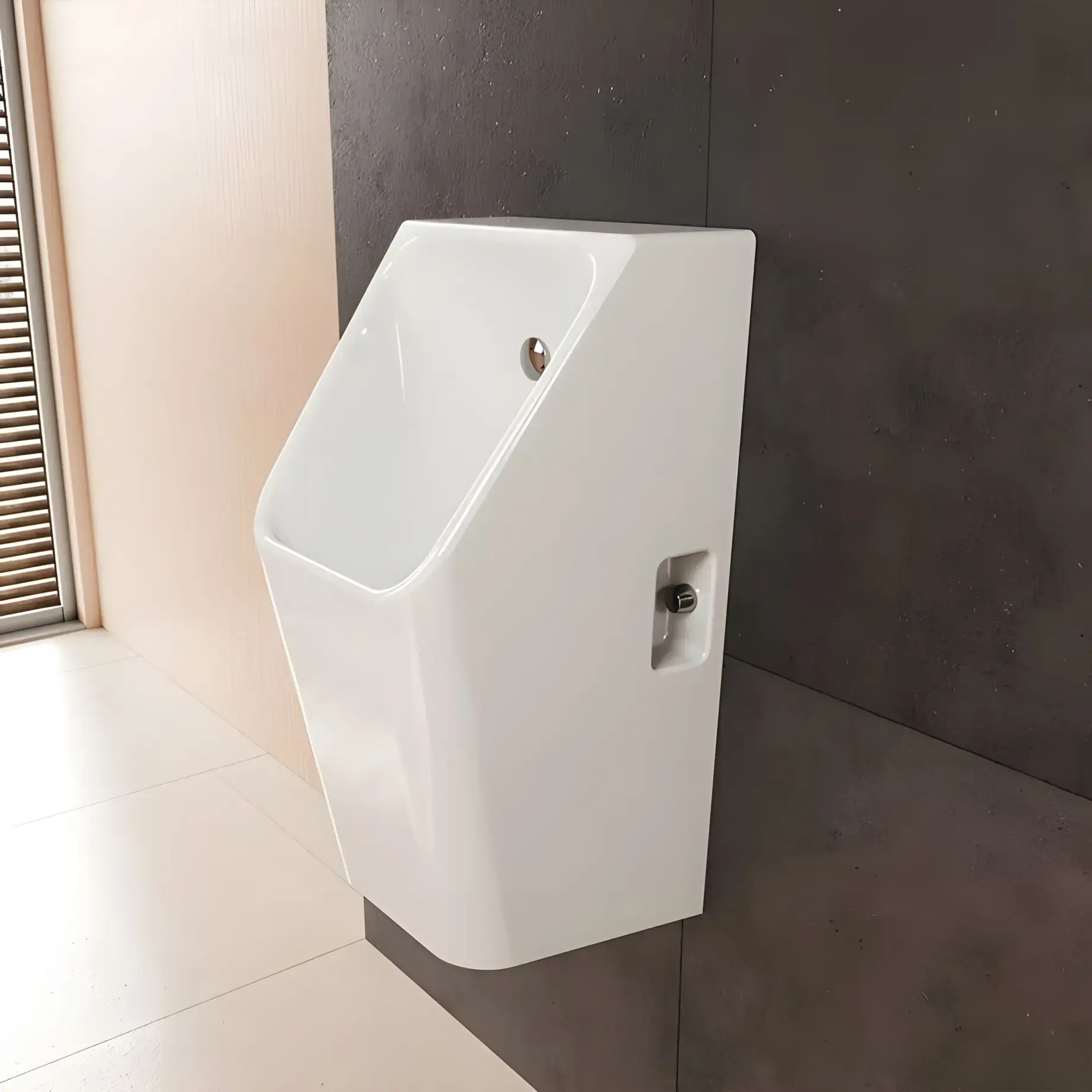 Пісуар EluPura Q Hansgrohe 60127450 — вид спереду
