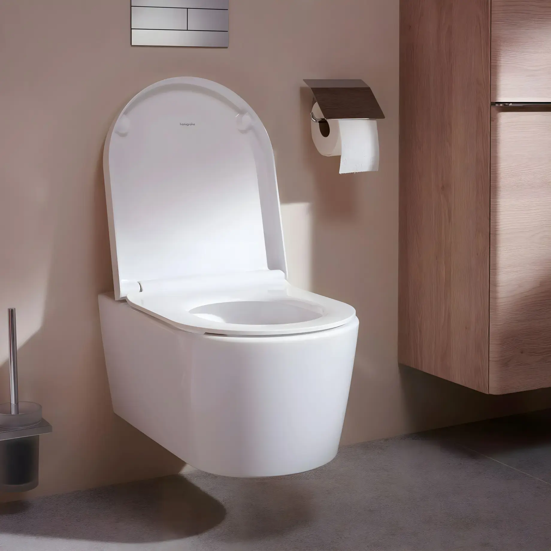Унітаз EluPura S Hansgrohe 60193450 + 60148450 — вид згори