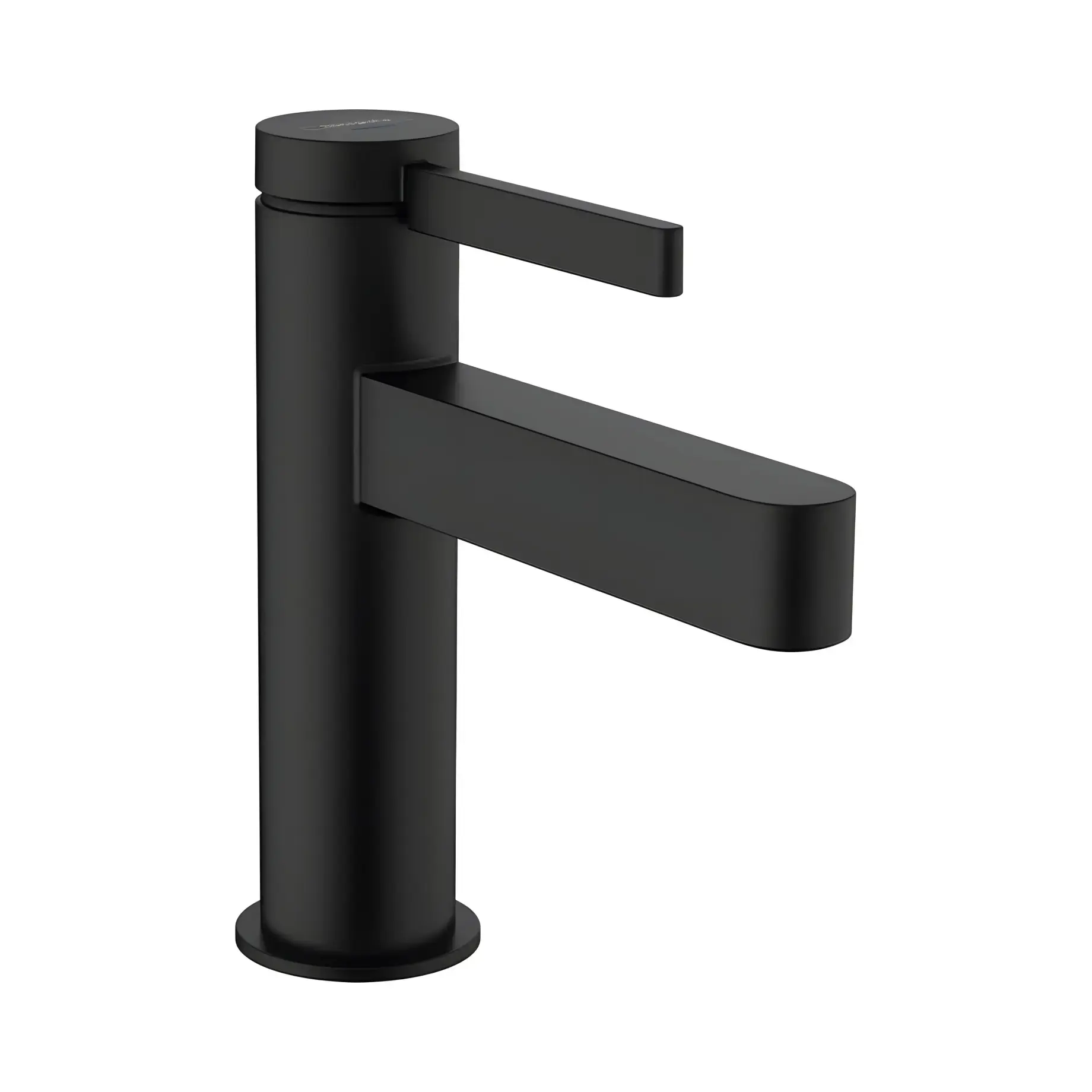 Кран для раковини Finoris Hansgrohe 76013670 Matt Black — вид на білому тлі