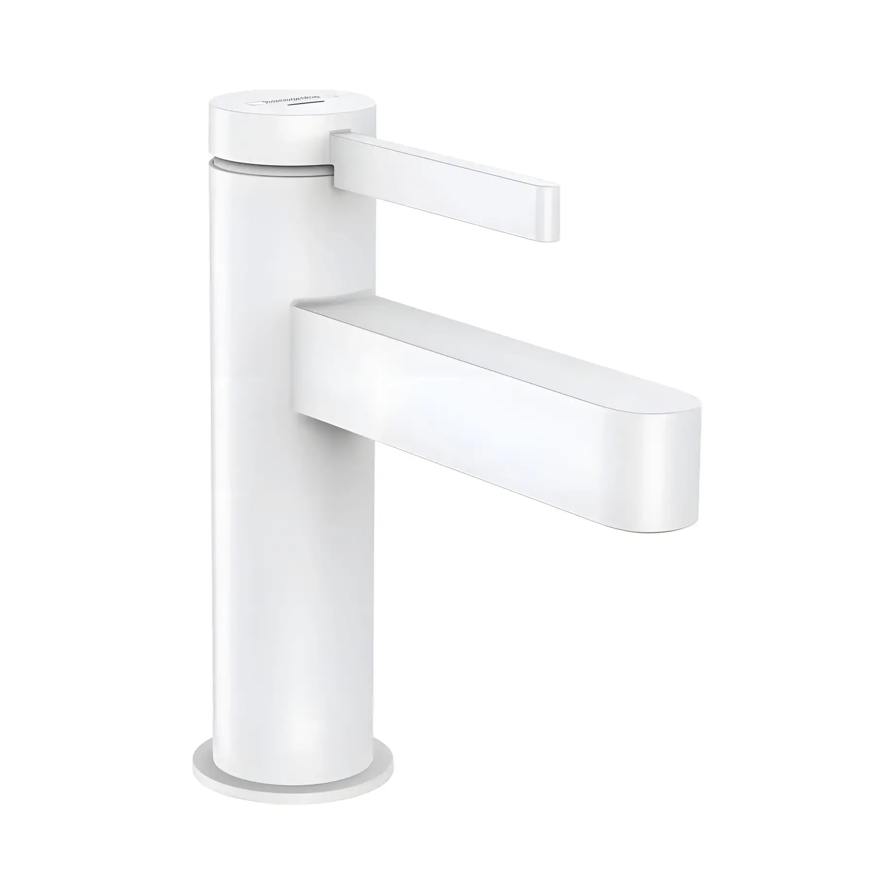 Кран для раковини Finoris Hansgrohe 76013700 White Matt — вид на білому тлі