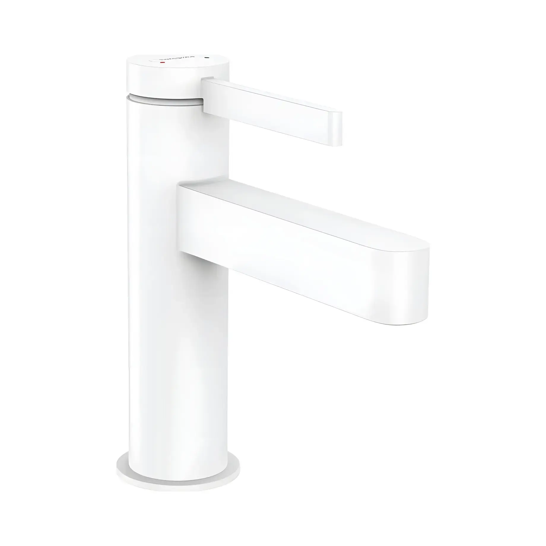 Змішувач для раковини Finoris Hansgrohe 76023700 White Matt — вид на білому тлі