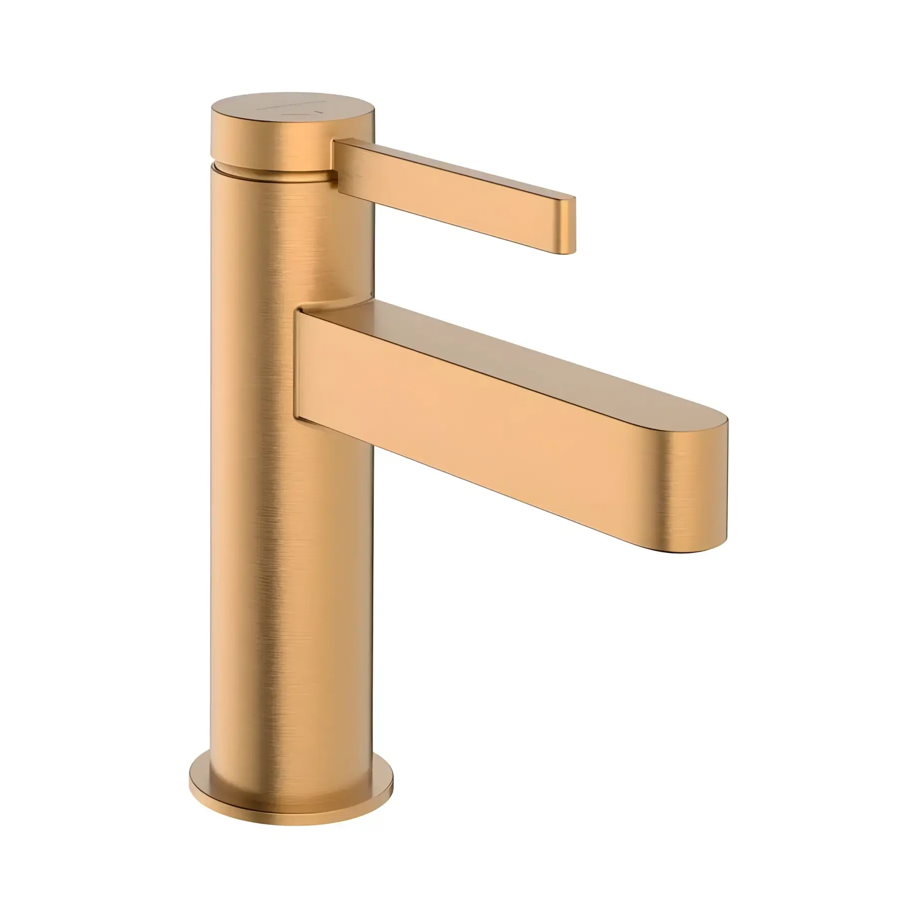 Змішувач для раковини Finoris Hansgrohe 76024140 Brushed Bronze — вид на білому тлі