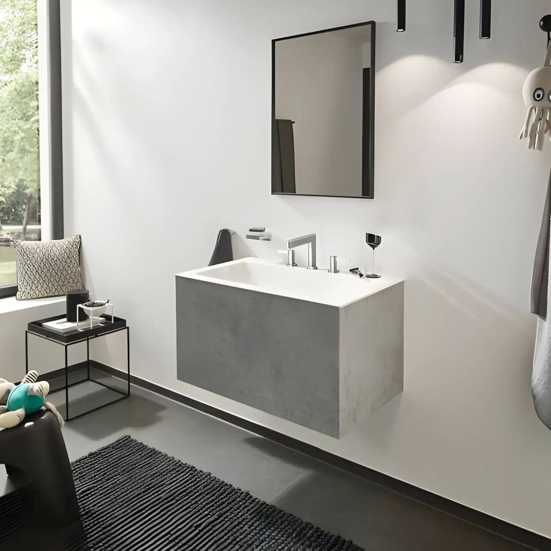 Змішувач для раковини Finoris Hansgrohe 76033000 Chrome — бічний ракурс