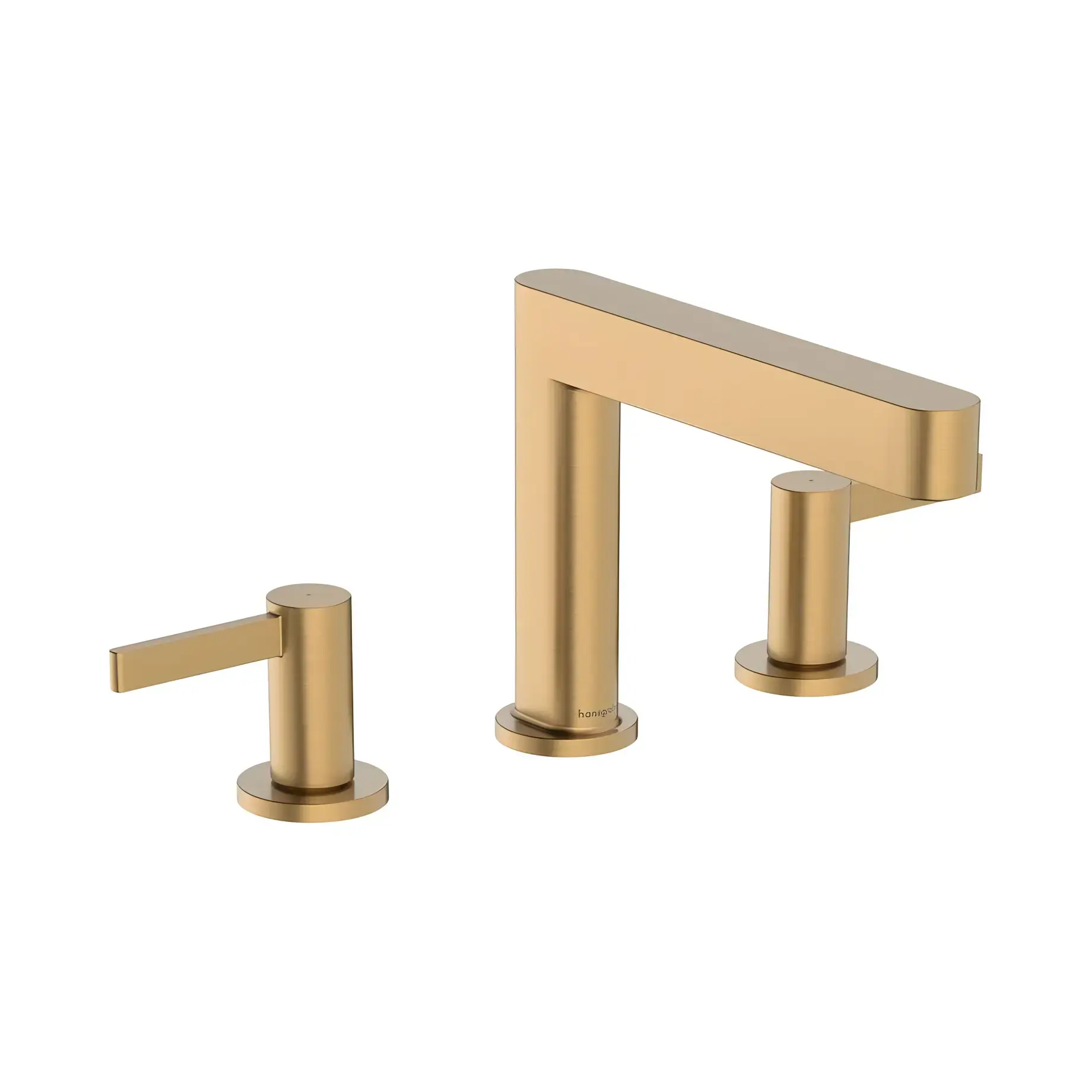 Змішувач для раковини Finoris Hansgrohe 76033140 Brushed Bronze — вид на білому тлі