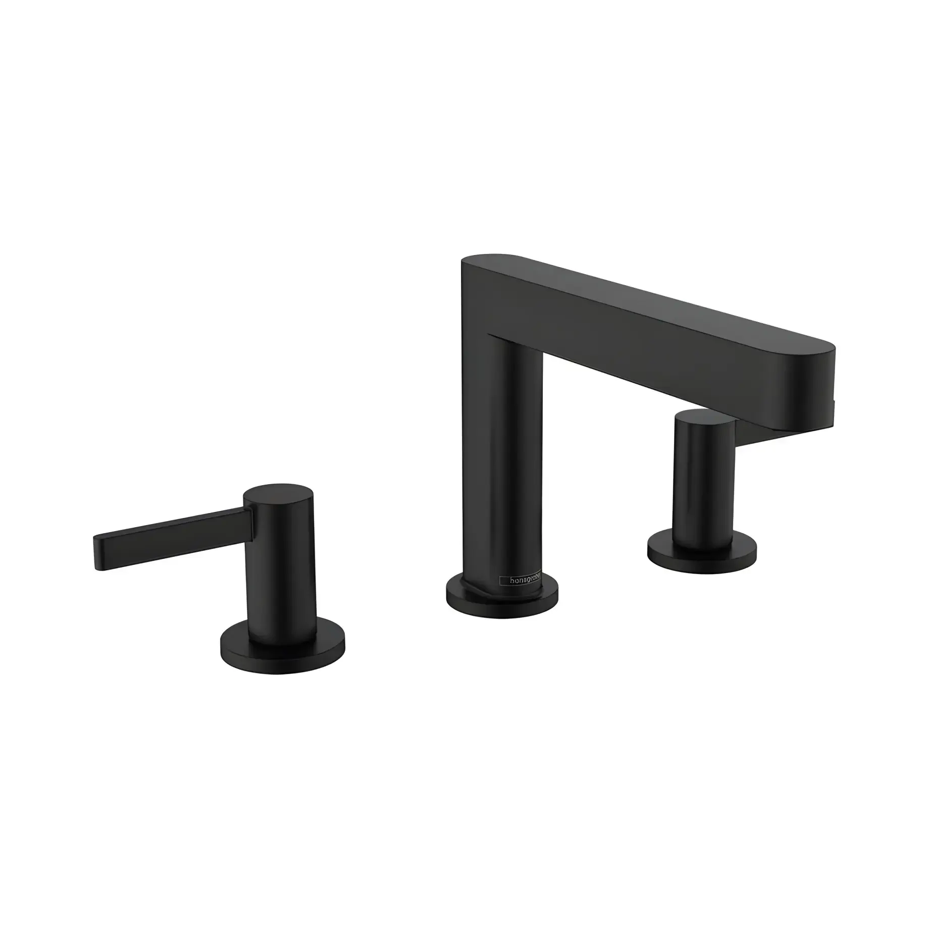 Змішувач для раковини Finoris Hansgrohe 76033670 Matt Black — вид на білому тлі