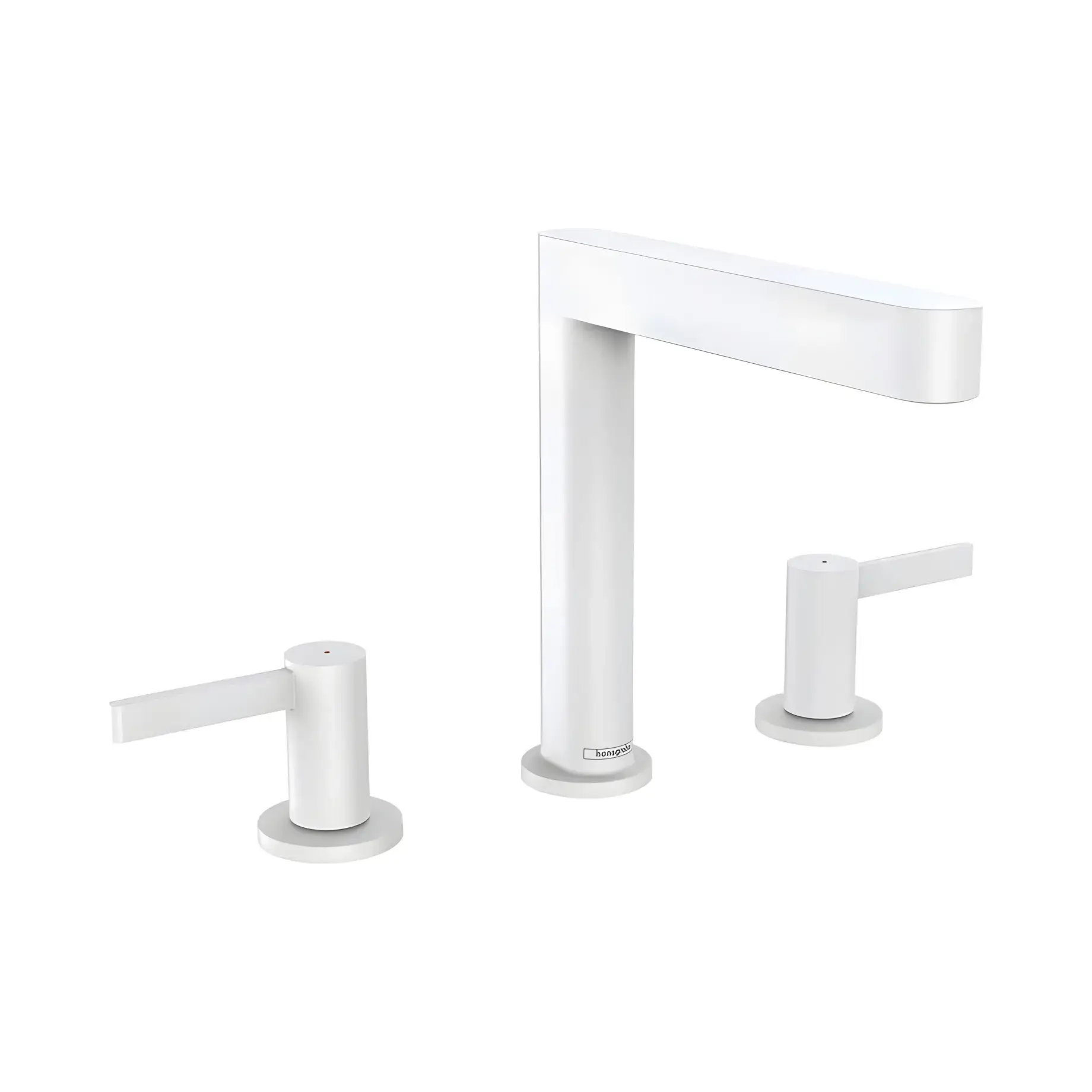 Змішувач для раковини Finoris Hansgrohe 76034700 White Matt — вид на білому тлі