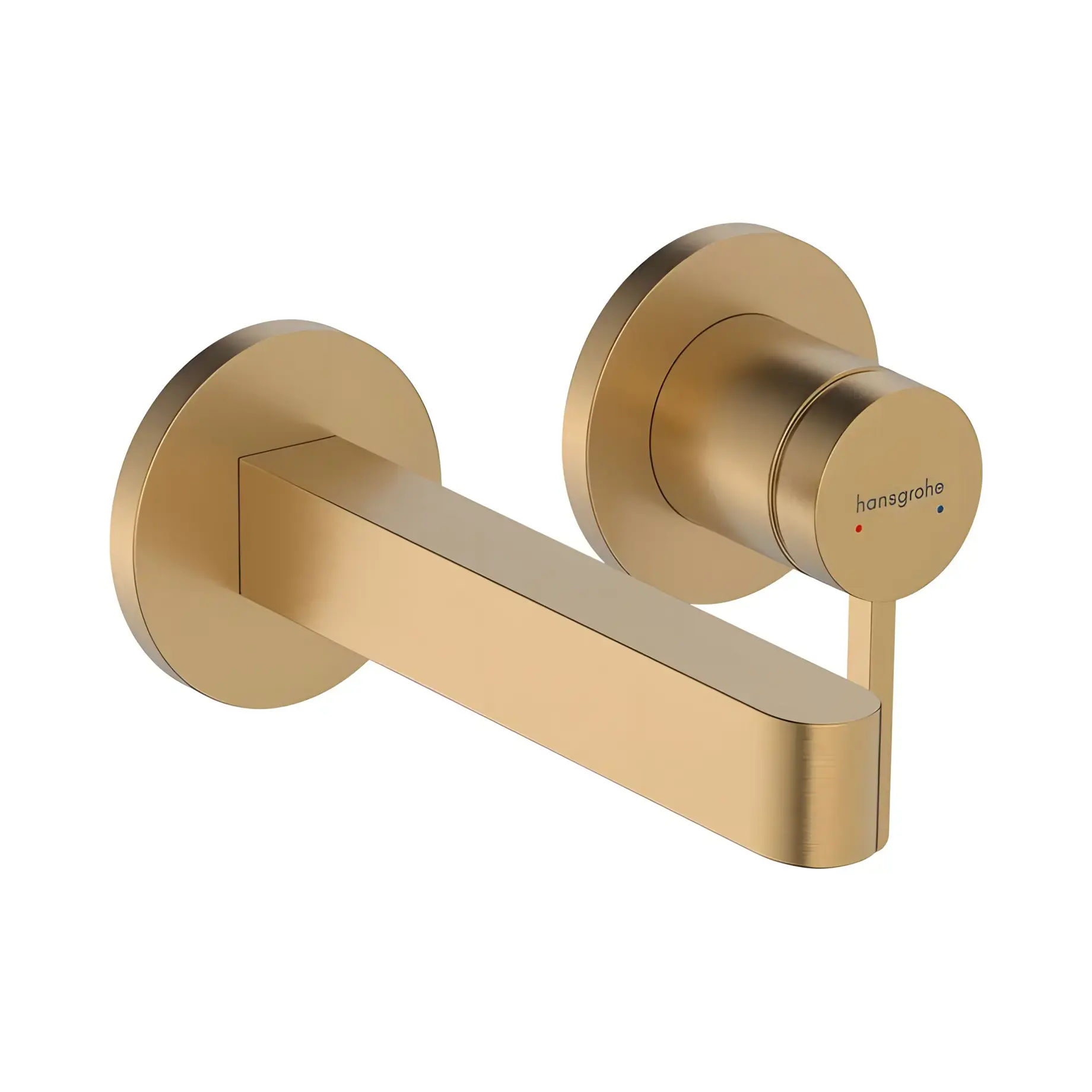 Змішувач для раковини Finoris Hansgrohe 76051140 Brushed Bronze — вид на білому тлі