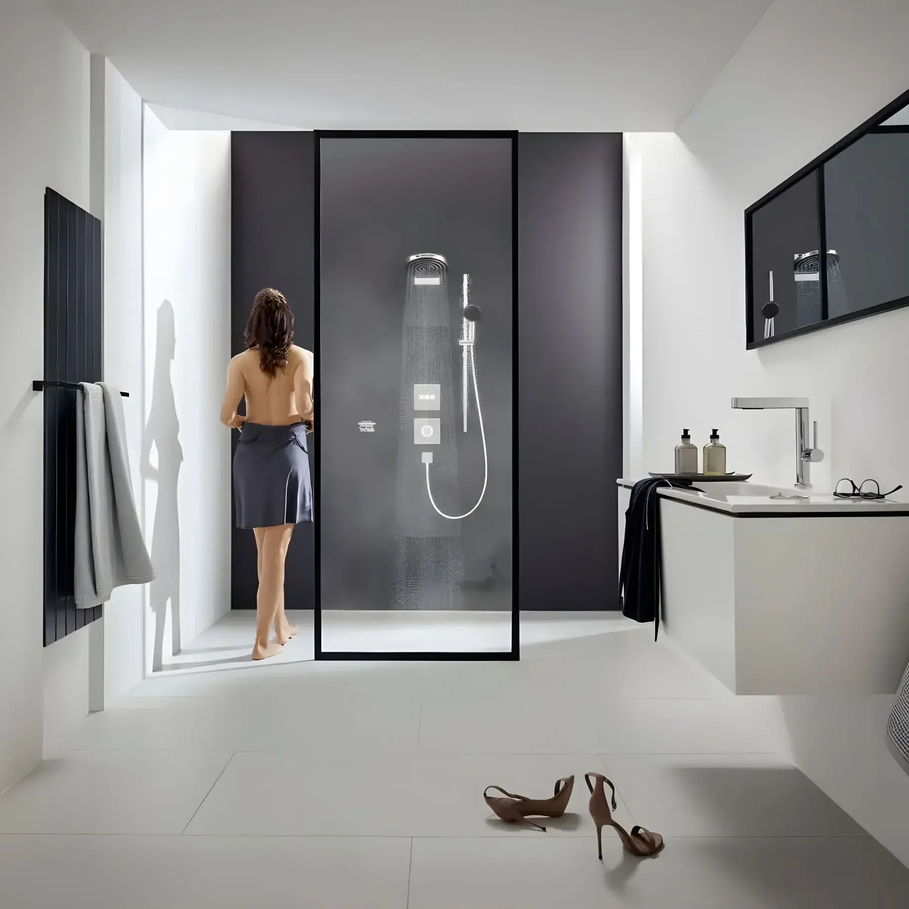 Змішувач для раковини Finoris Hansgrohe 76063000 Chrome — вид згори