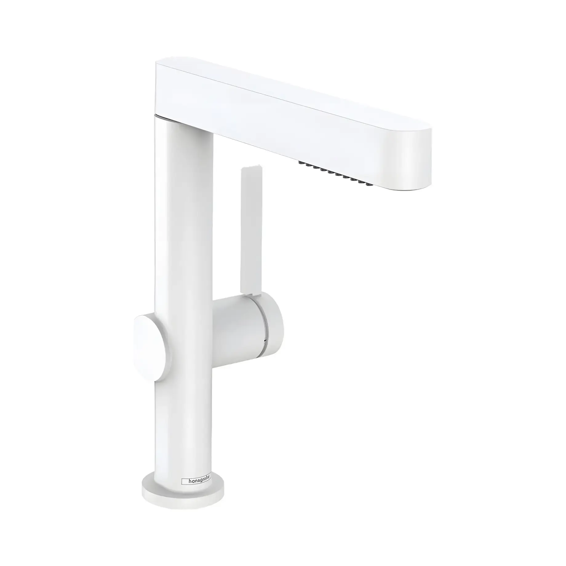 Змішувач для раковини Finoris Hansgrohe 76063700 White Matt — вид на білому тлі