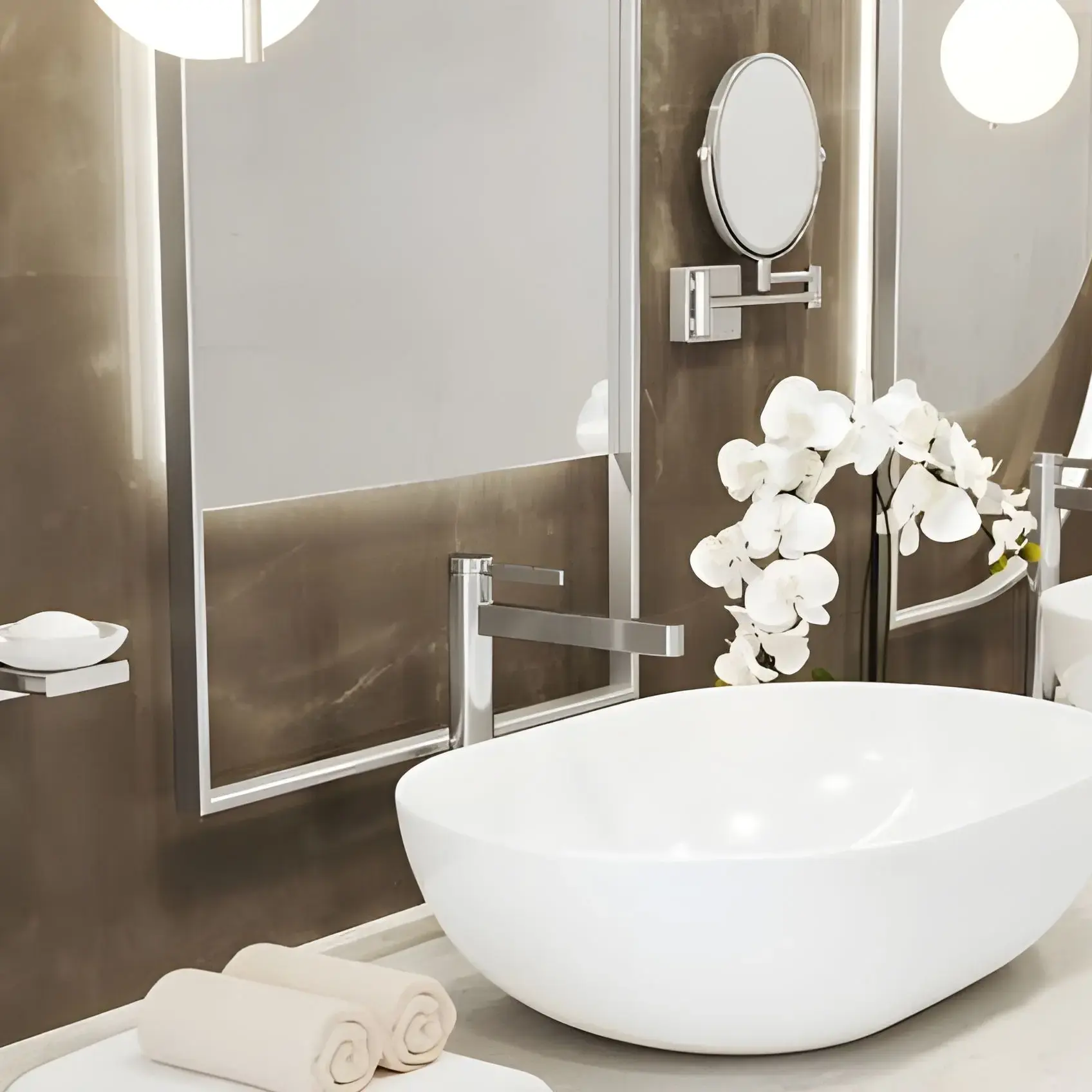 Змішувач для раковини Finoris Hansgrohe 76072000 Chrome — бічний ракурс