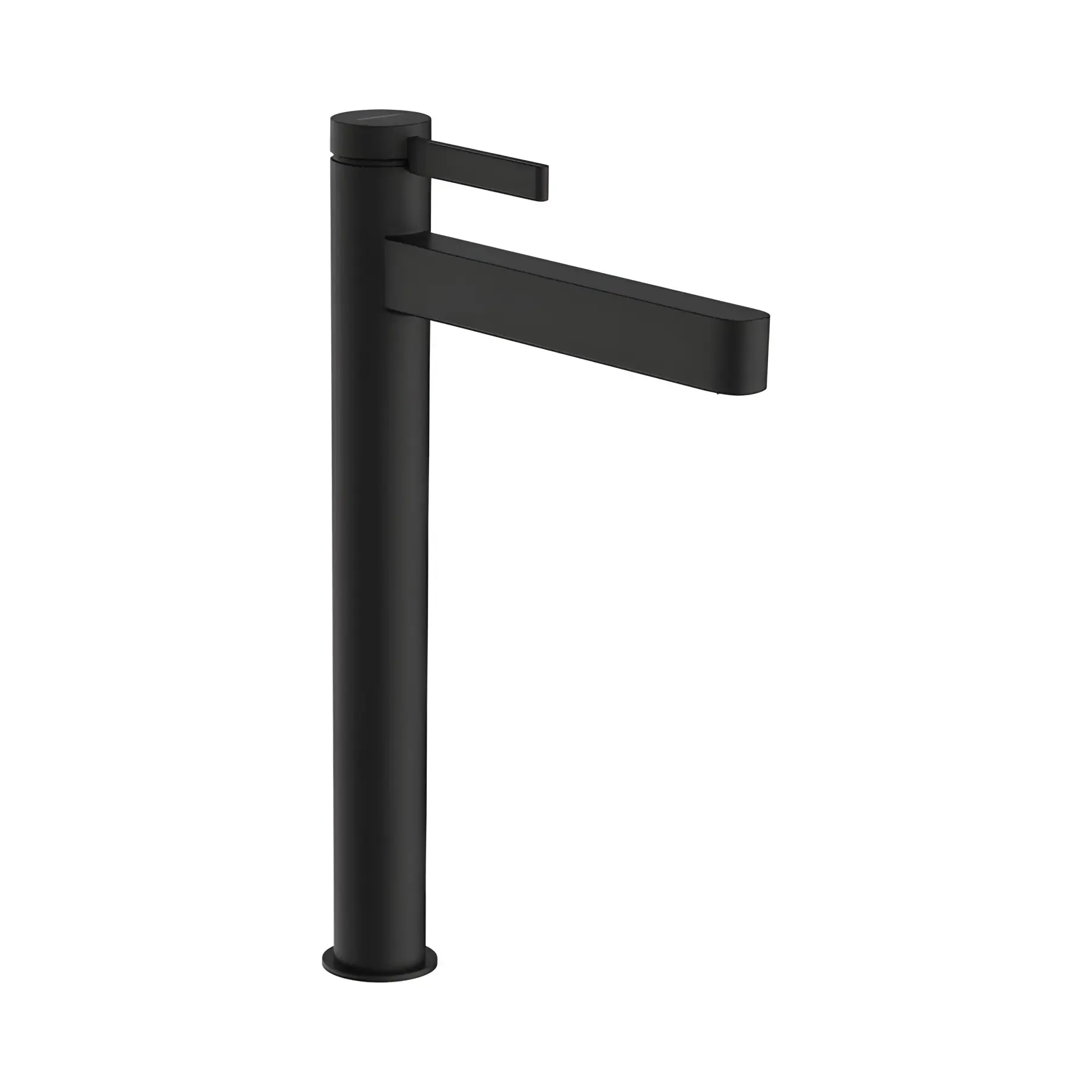 Змішувач для раковини Finoris Hansgrohe 76072670 Matt Black — вид на білому тлі