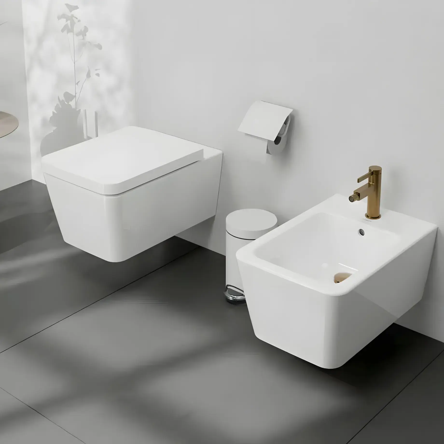Змішувач для біде Finoris Hansgrohe 76200140 Brushed Bronze — вид спереду
