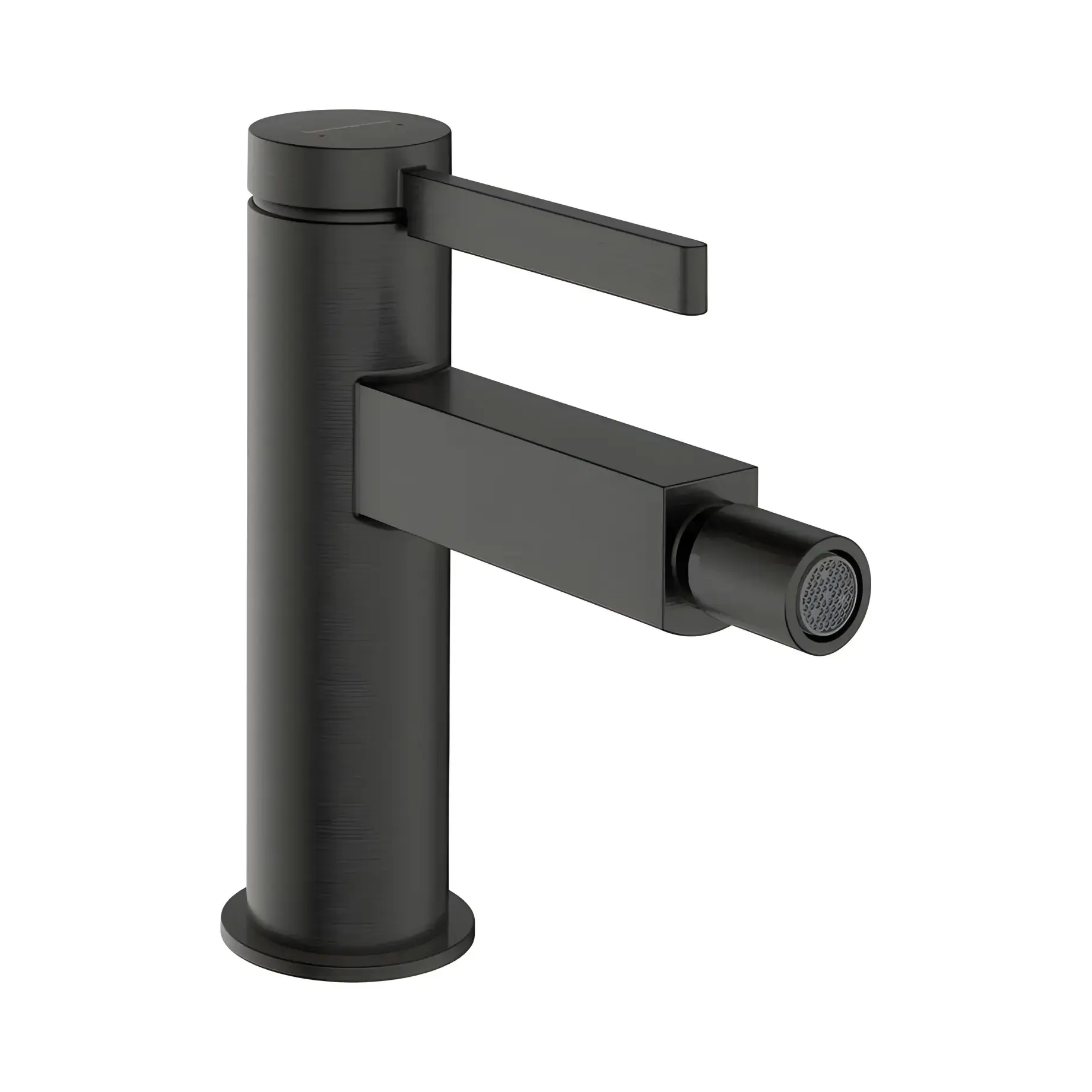 Змішувач для біде Finoris Hansgrohe 76200340 Brushed Black Chrome — вид на білому тлі