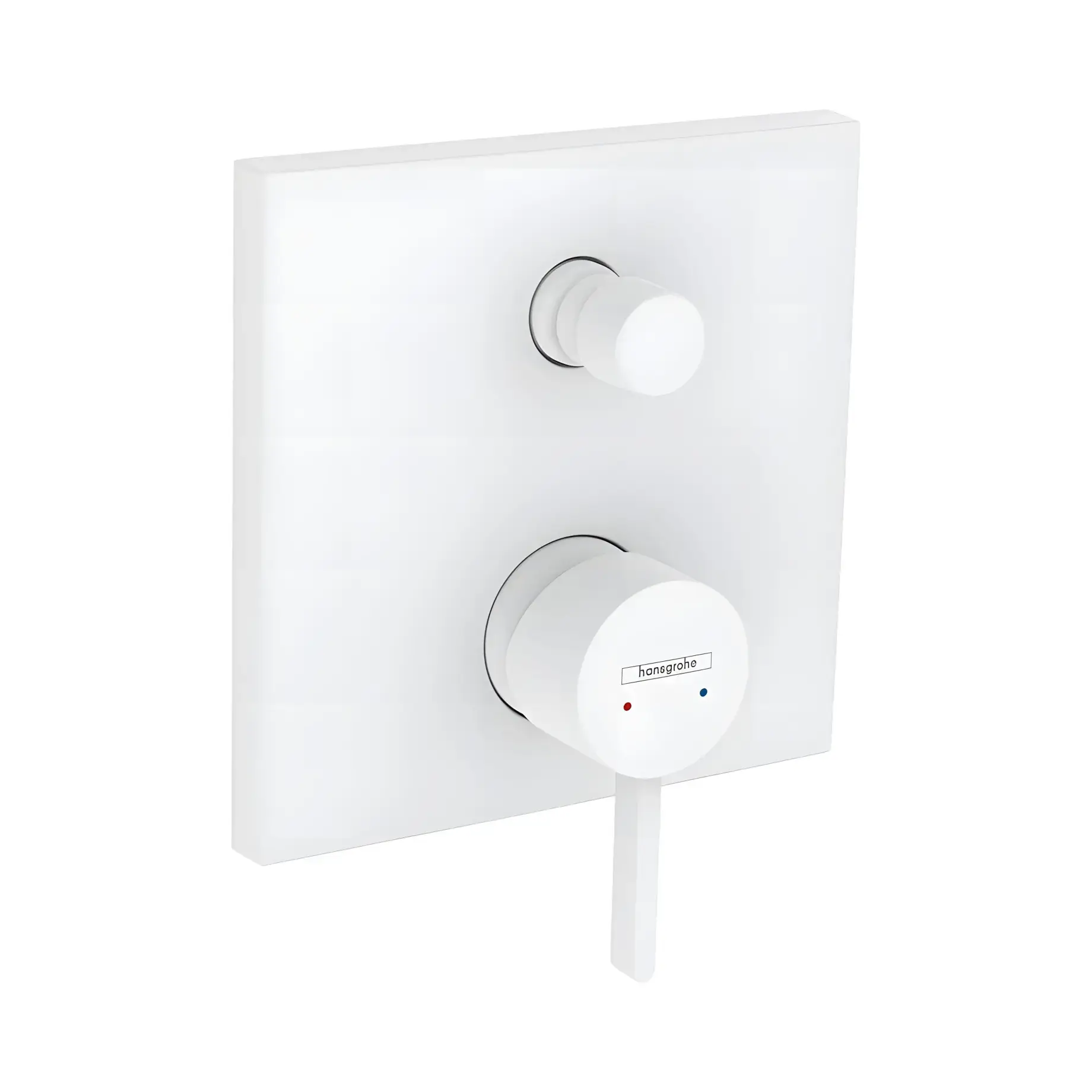 Змішувач для ванни та душу Finoris Hansgrohe 76416700 White Matt — вид на білому тлі