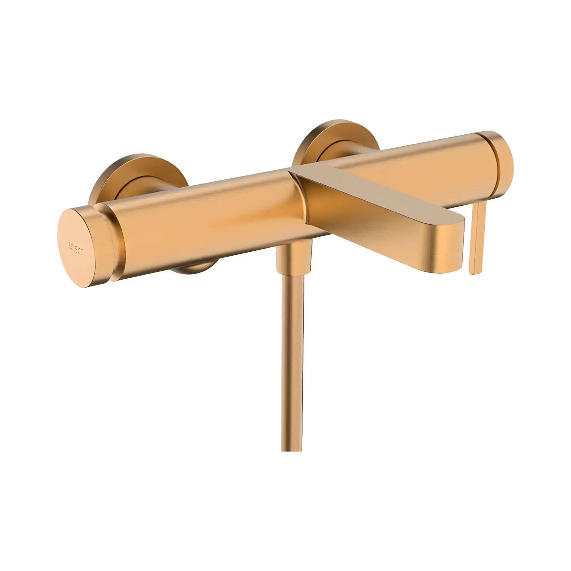 Змішувач для ванни Finoris Hansgrohe 76420140 Brushed Bronze — вид на білому тлі