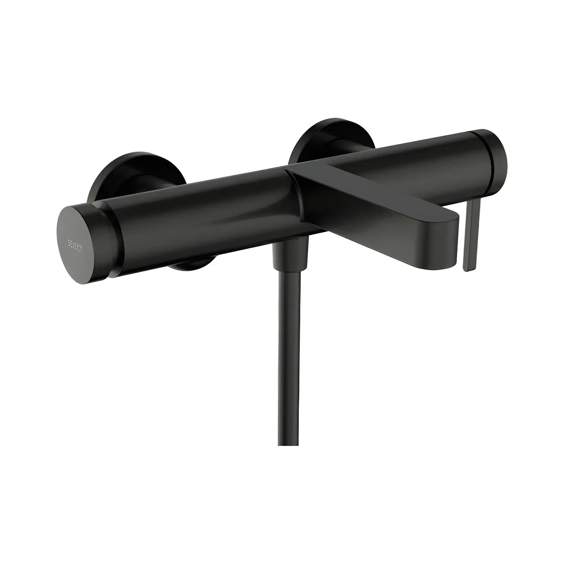 Змішувач для ванни Finoris Hansgrohe 76420340 Brushed Black Chrome — вид на білому тлі